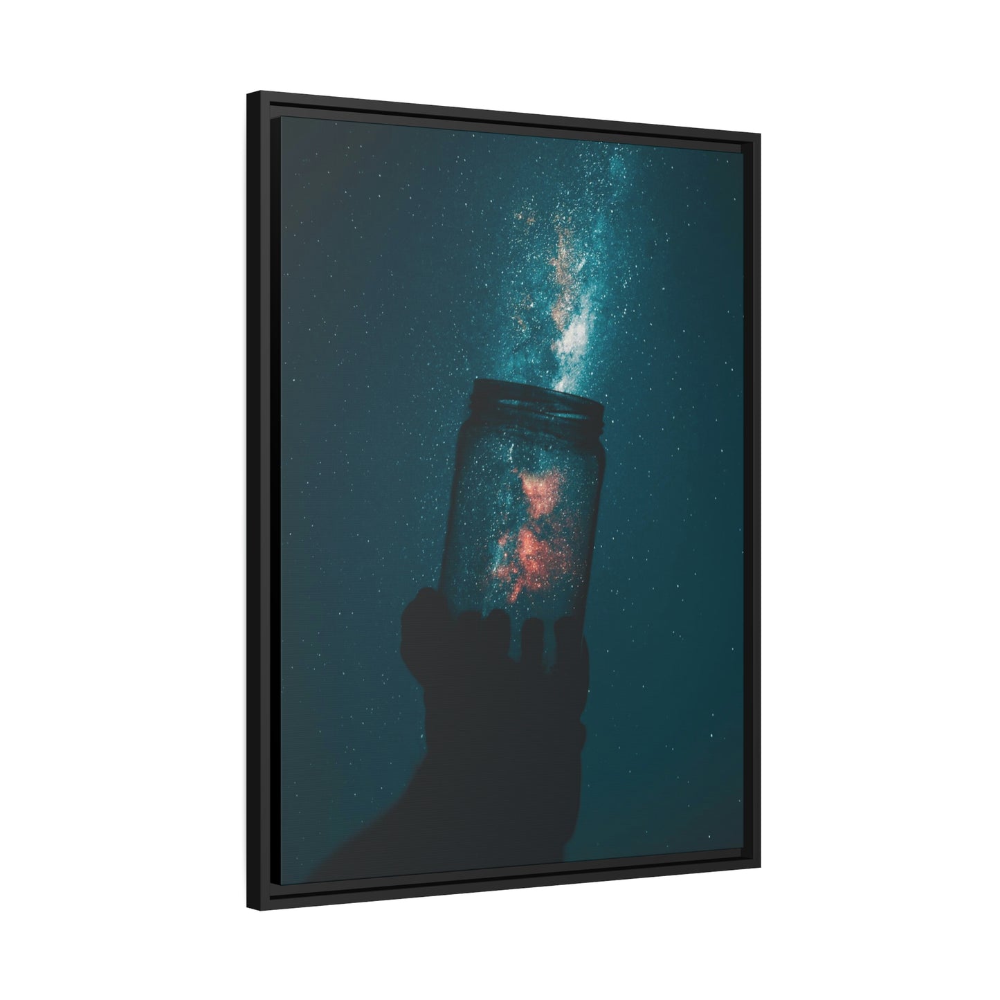 Star Catcher - Matte Canvas, Black Frame