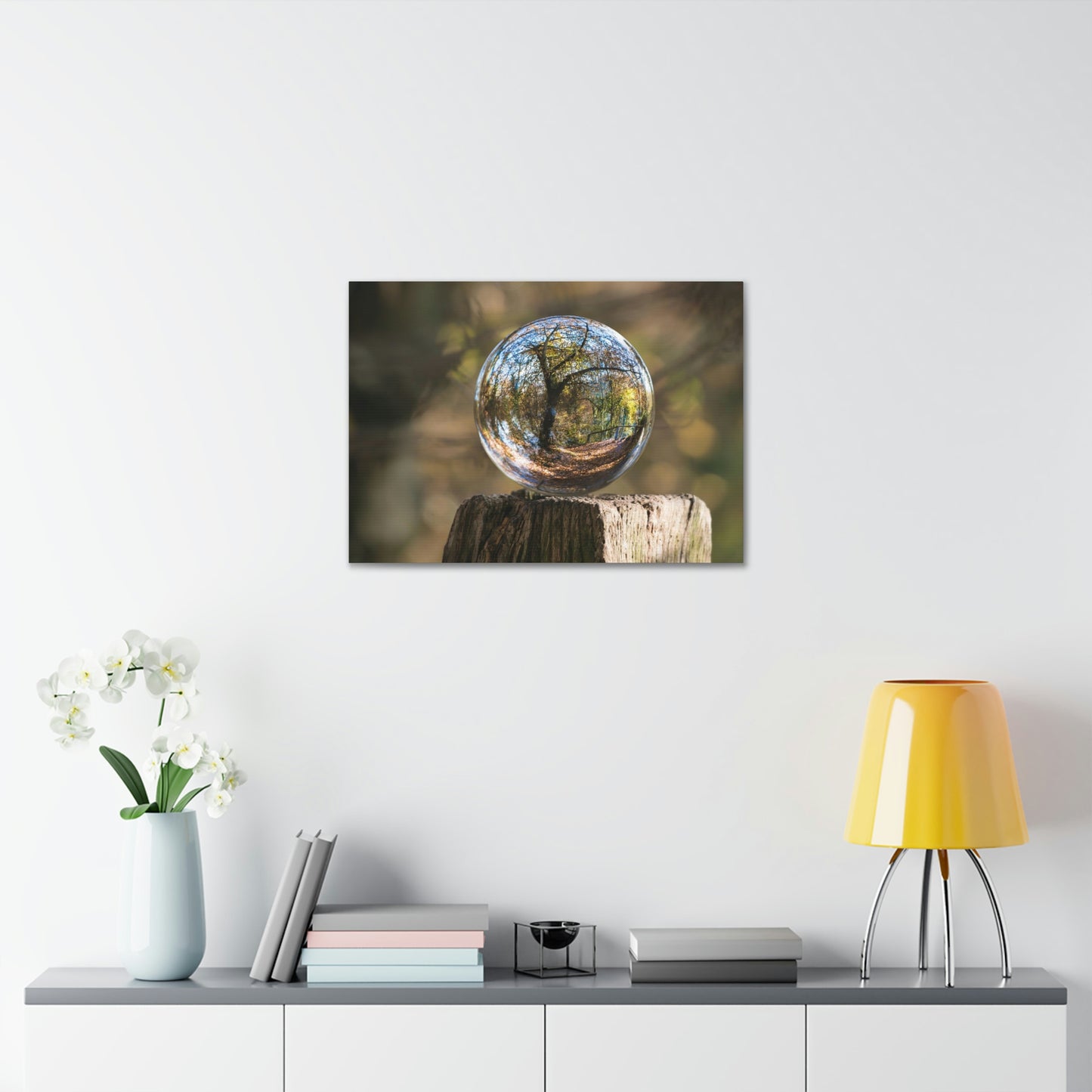 Forest, Globe, Trees, Nature, Forest Globe - Polyester Canvas