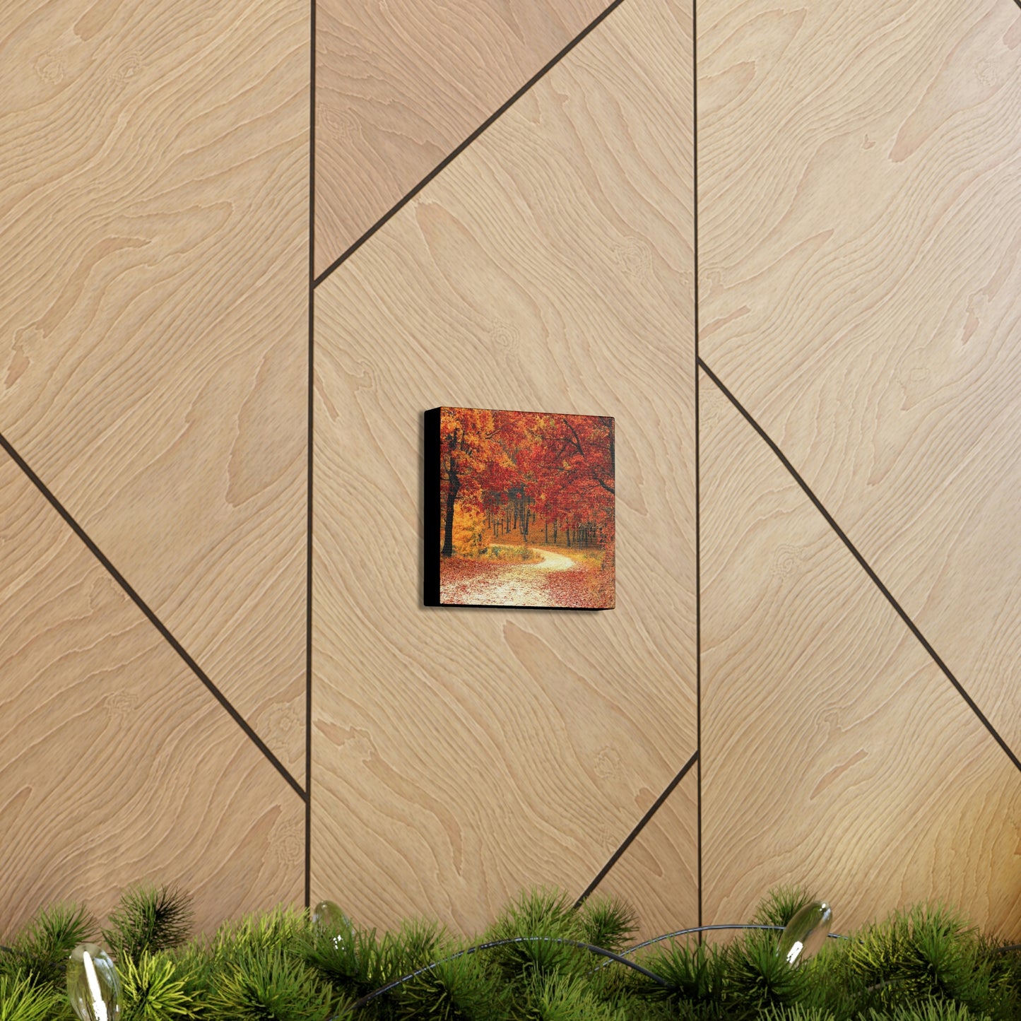 Fall Trail - Foliage forest - Canvas Gallery Wraps