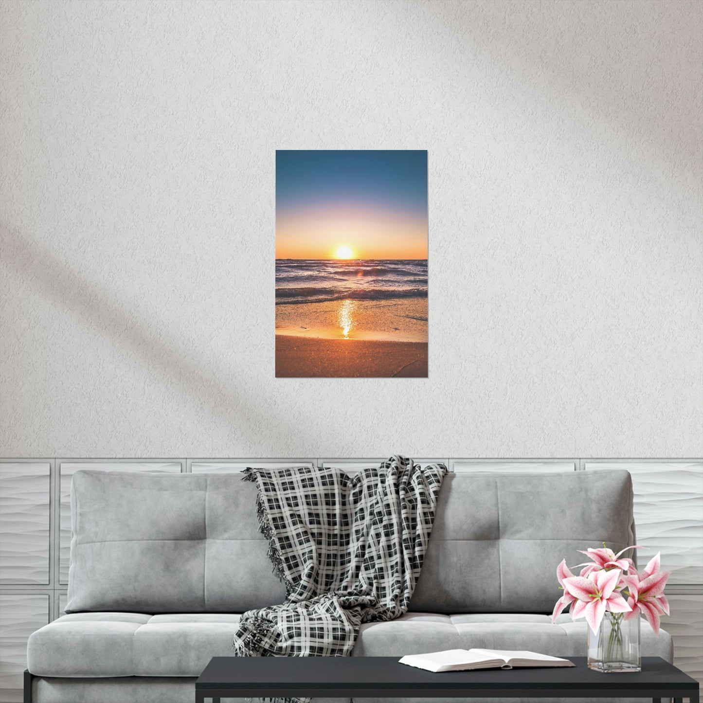Beach Sunset Premium Matte Vertical Posters