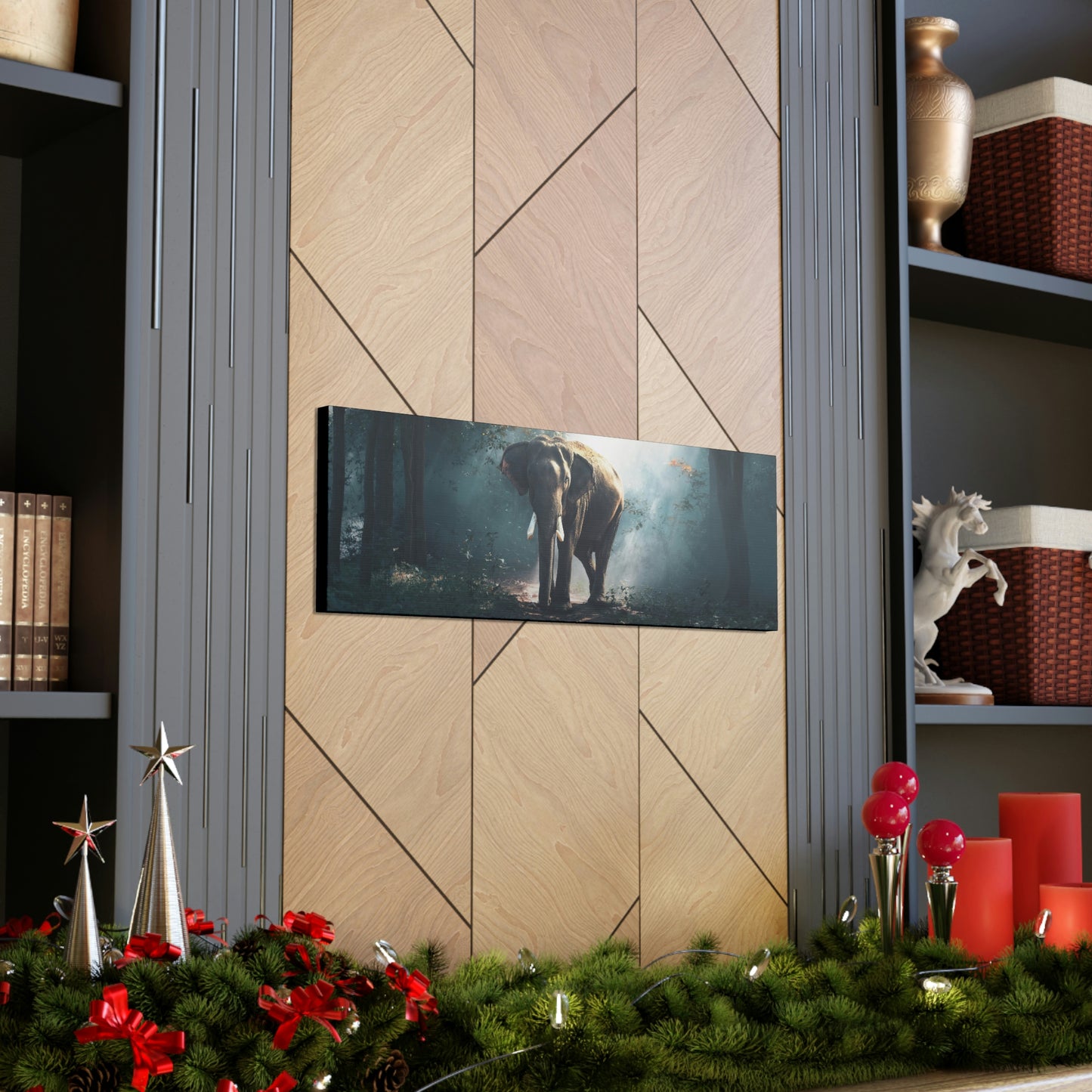 Elephant - Nature, Jungle Canvas Gallery Wraps