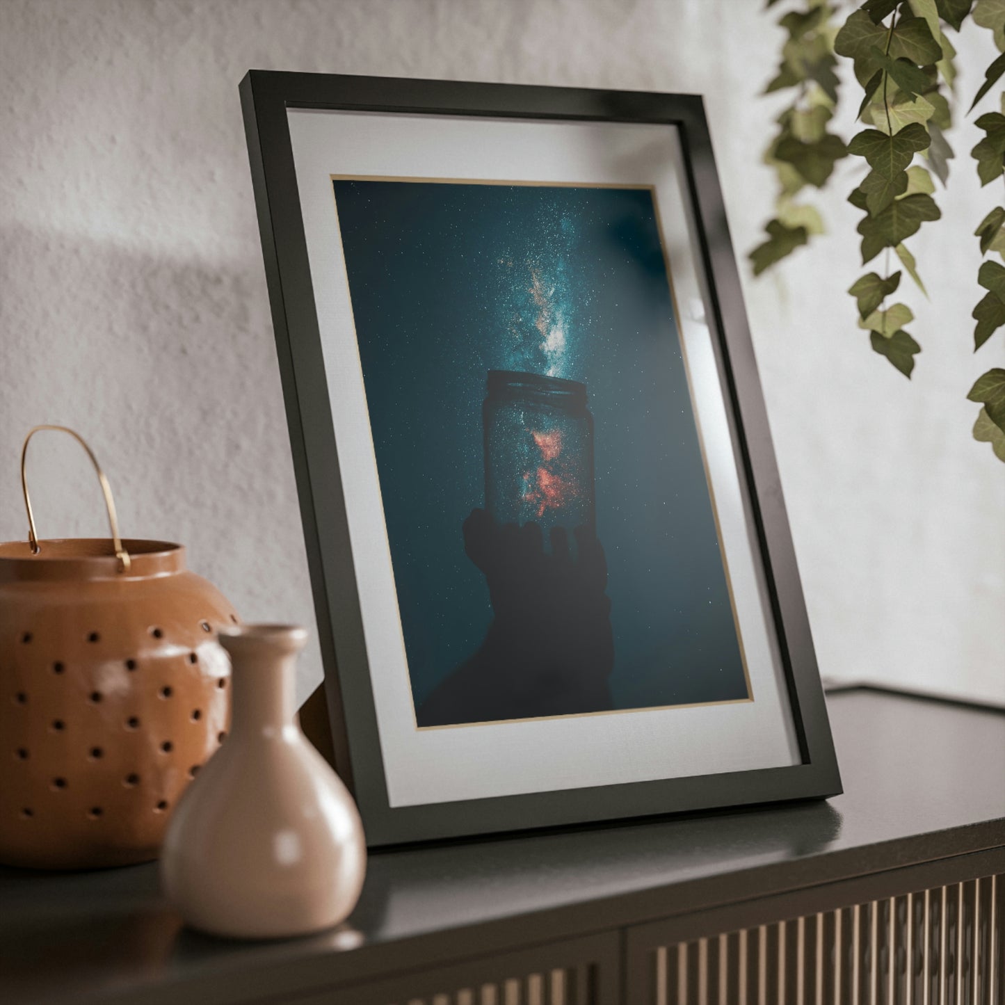 Star Catcher - Framed Posters, Black