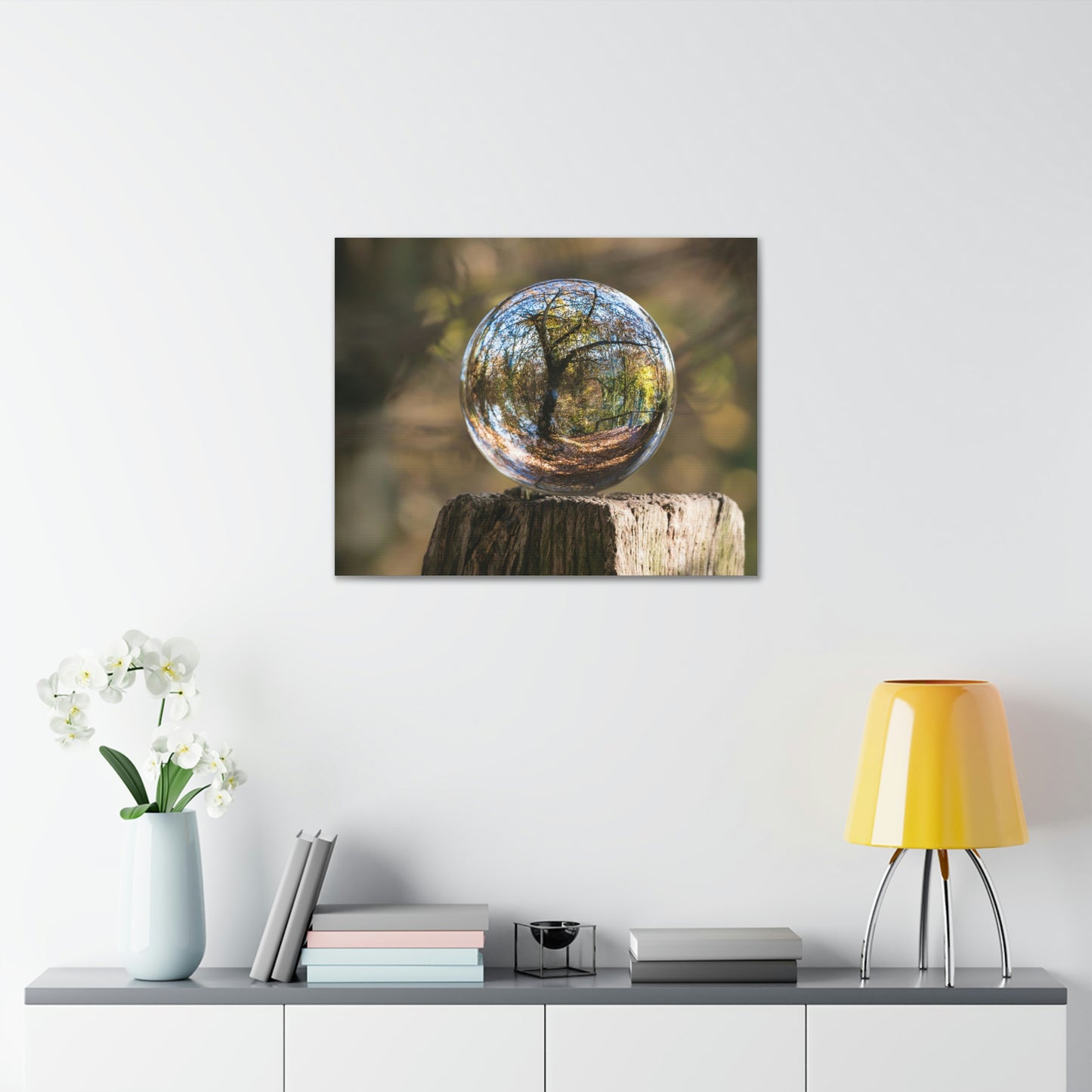 Forest, Globe, Trees, Nature, Forest Globe - Polyester Canvas