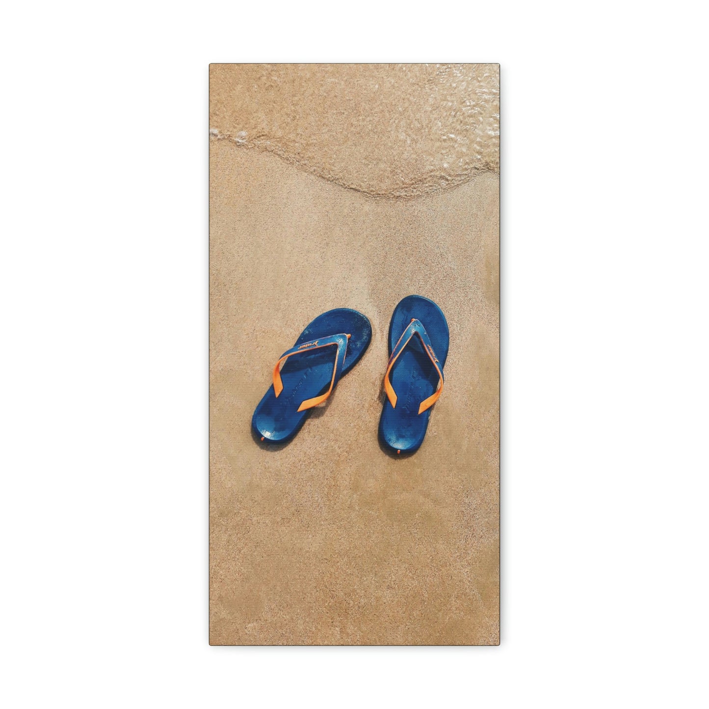 Beachin flip flops - Canvas Gallery Wraps