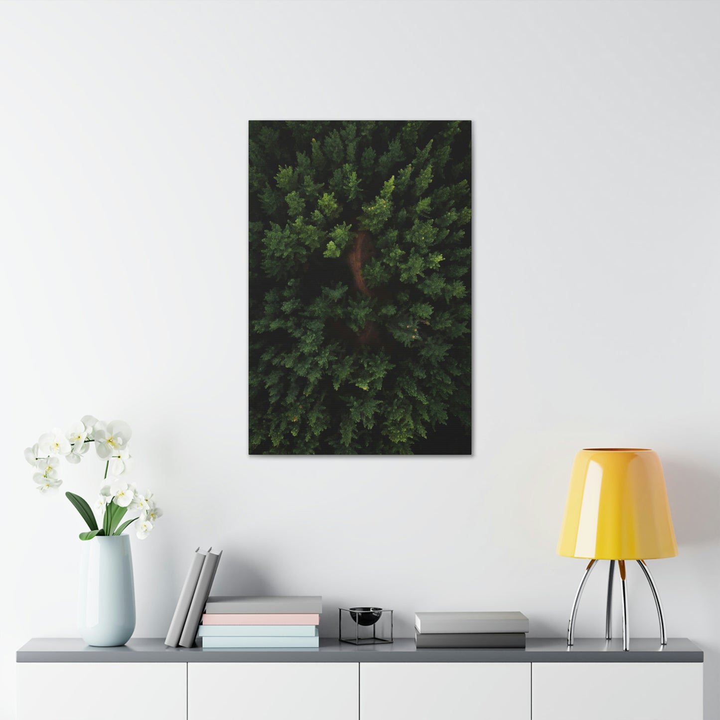 Forest eagle-view - Canvas Gallery Wraps