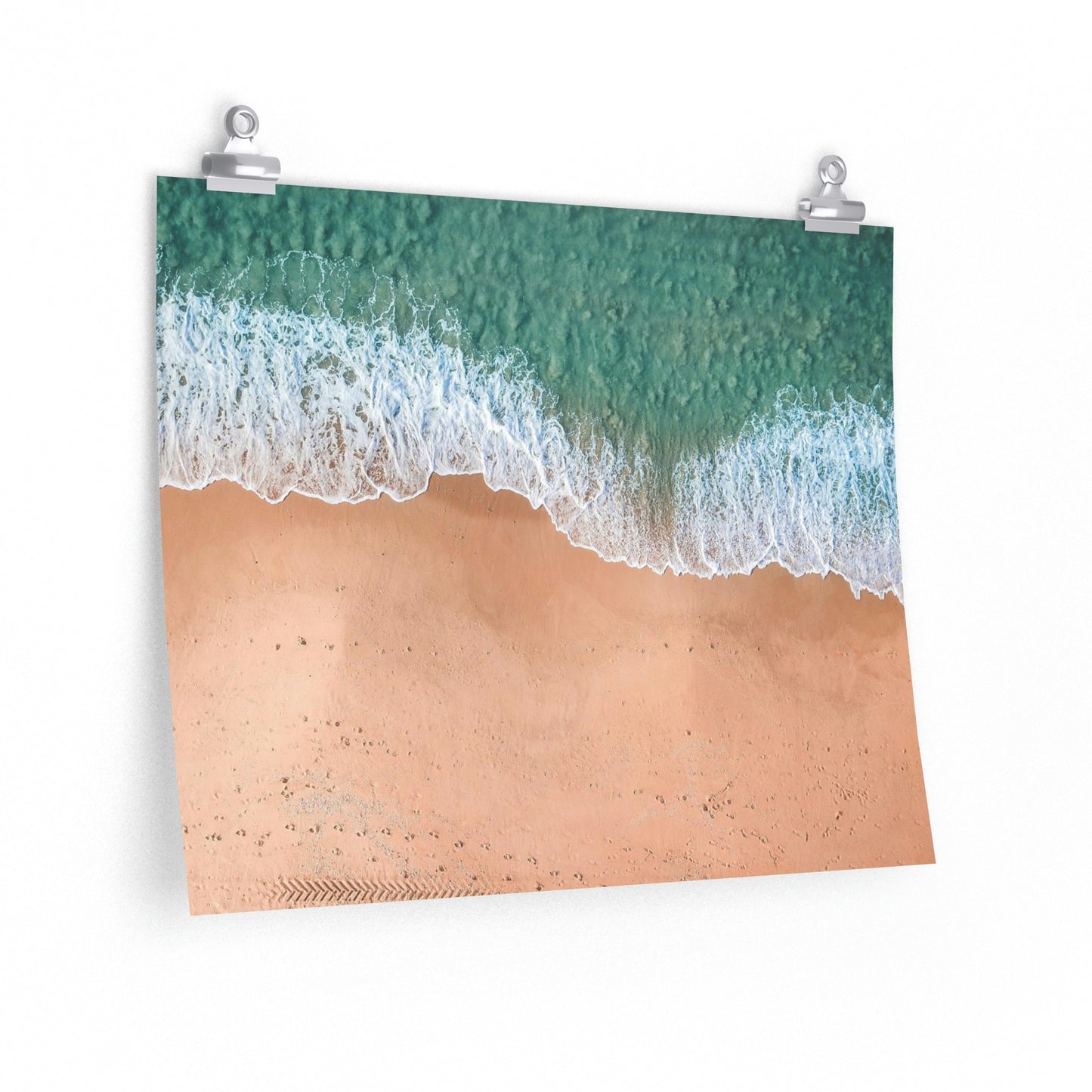 Beach Waves Premium Matte horizontal posters