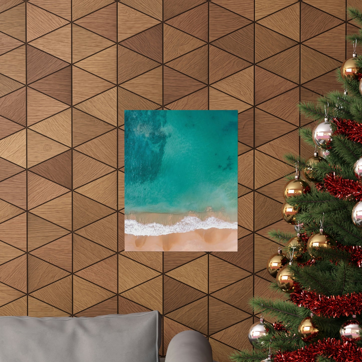 Beach Waves Matte Vertical Posters