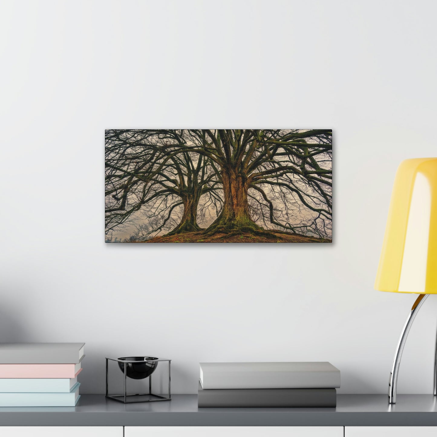 Dark Trees - Nature, Trees, Dark Canvas Gallery Wraps