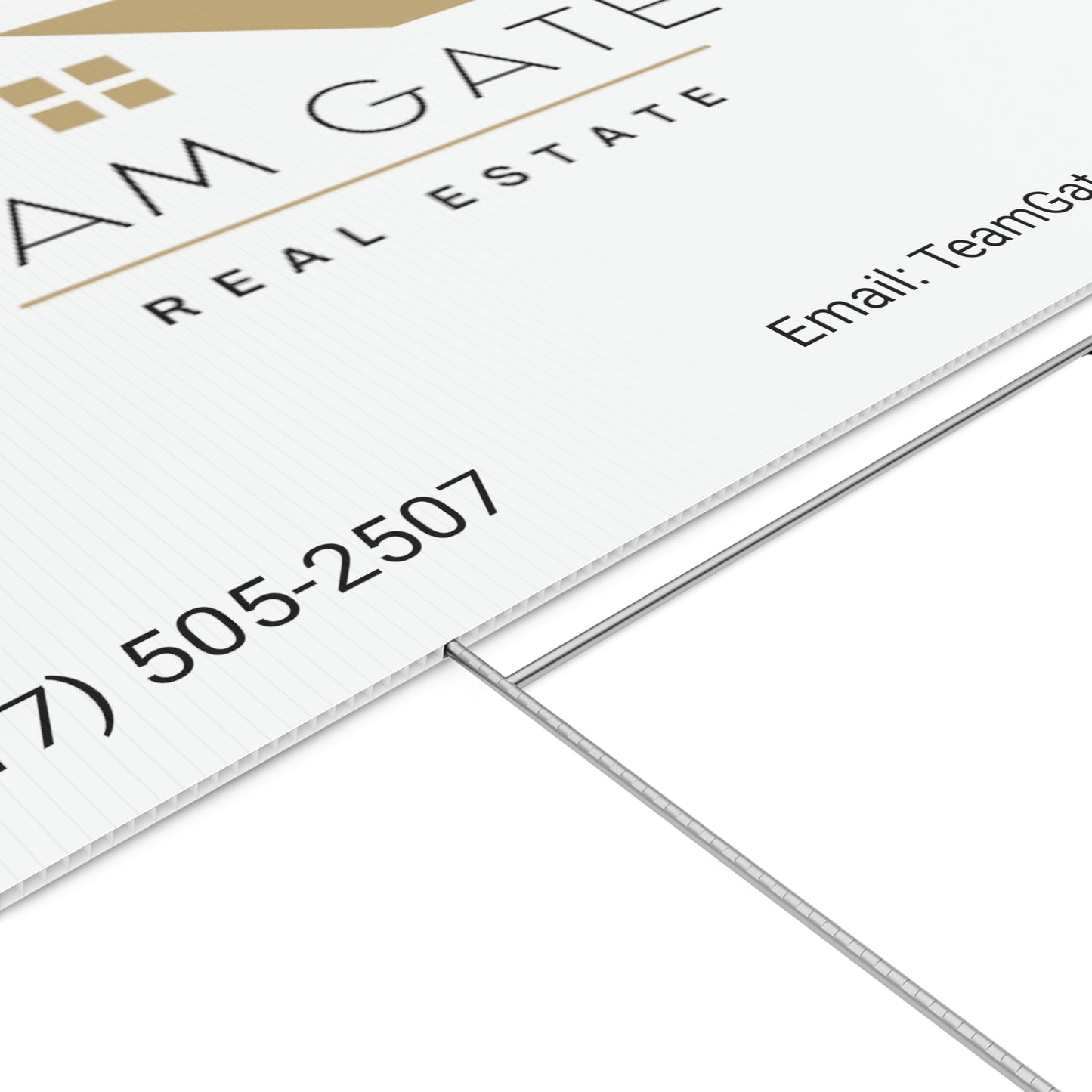 Team Gates - Yard Sign