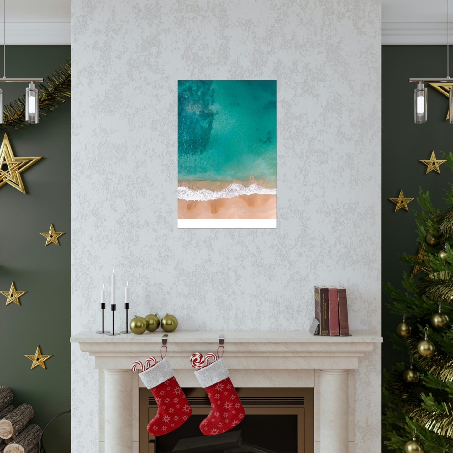 Beach Waves Matte Vertical Posters