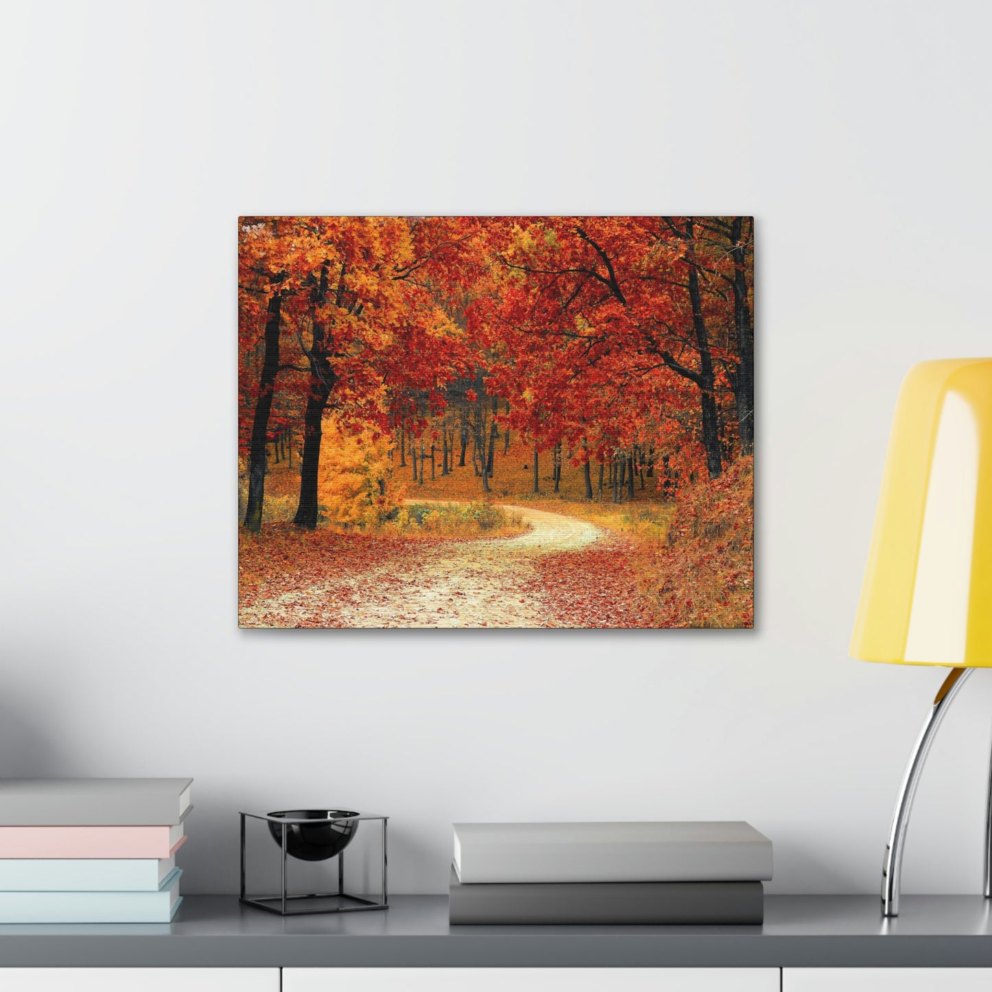 Fall Trail - Foliage forest - Canvas Gallery Wraps