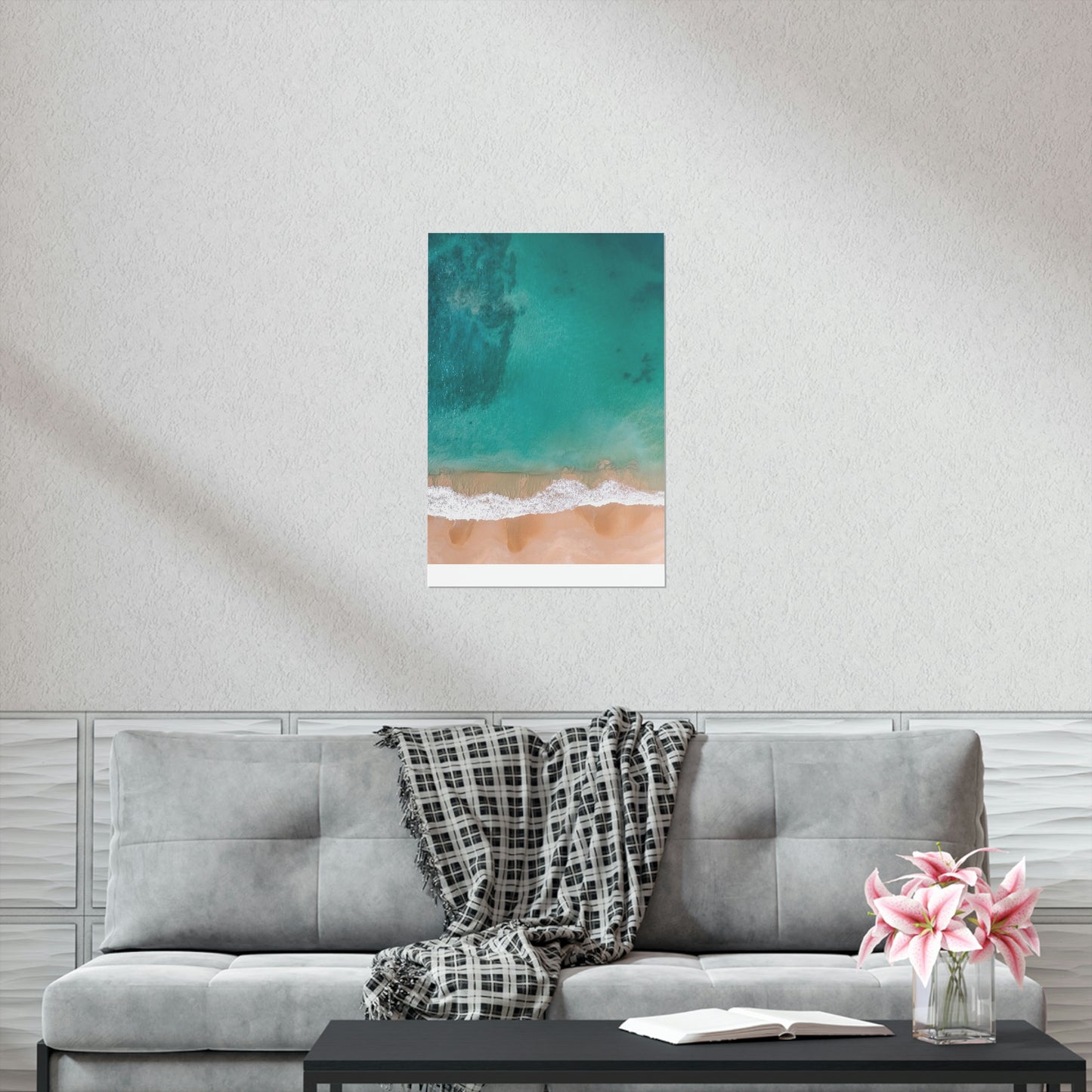 Beach Waves Matte Vertical Posters
