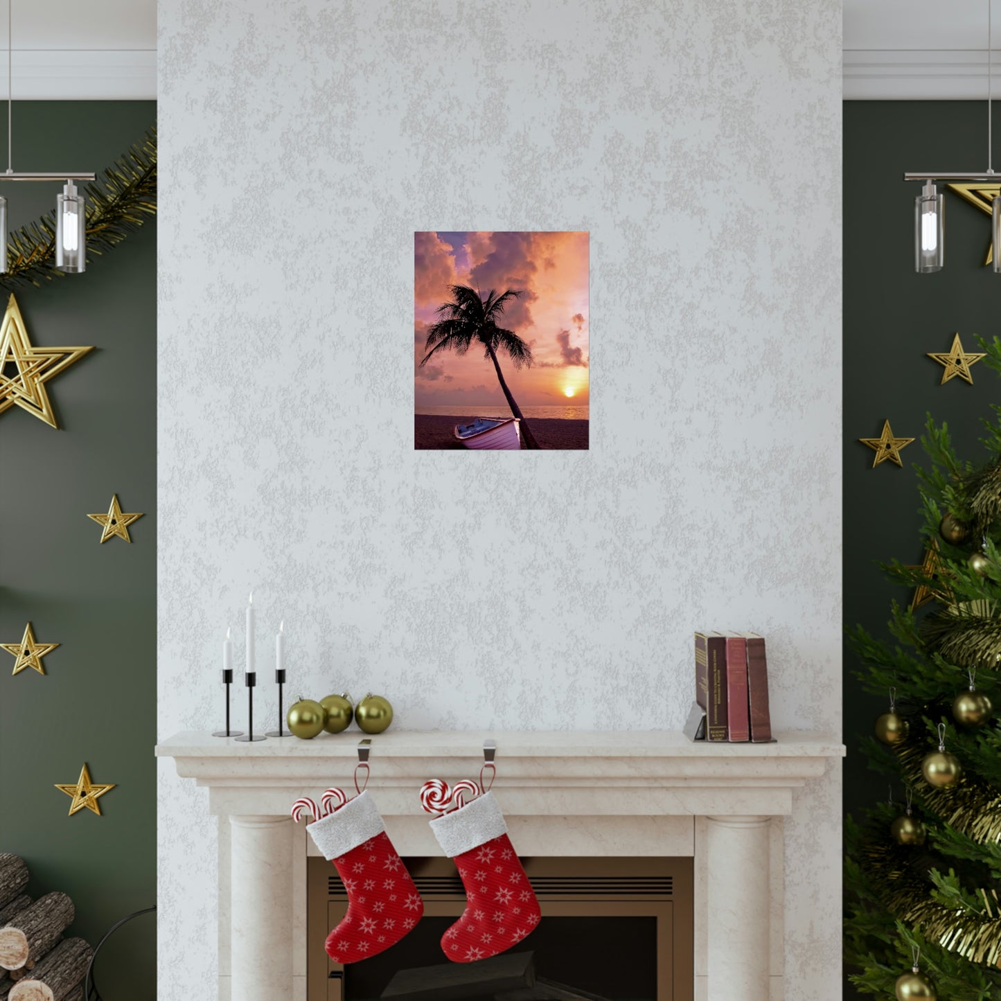Beach Sunset Premium Matte Vertical Posters