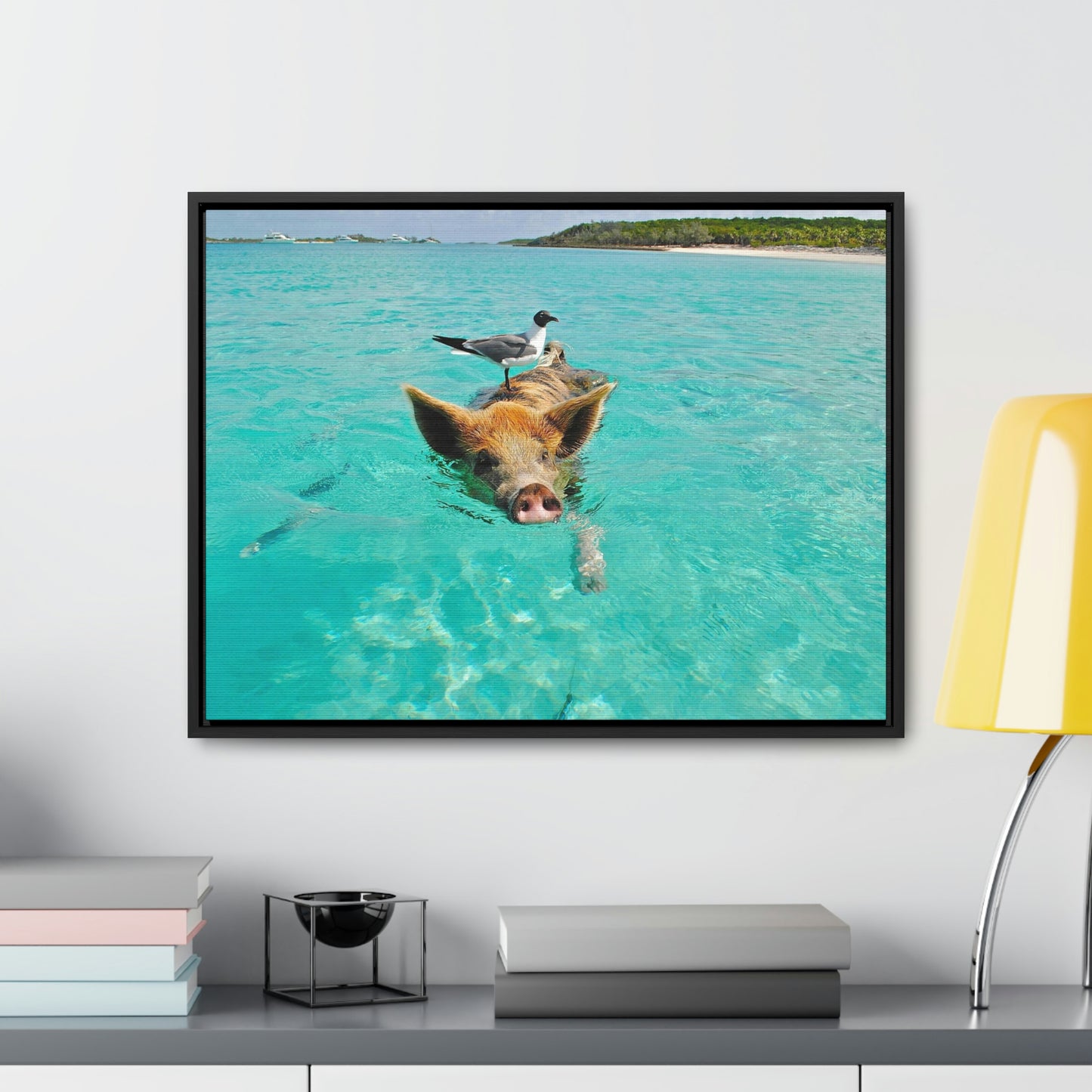 Ocean hog - Gallery Canvas Wraps, Horizontal Frame