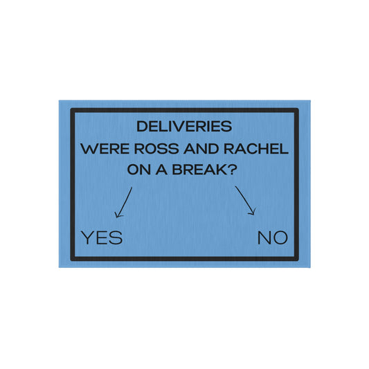 On a Break - Outdoor Rug (light blue)