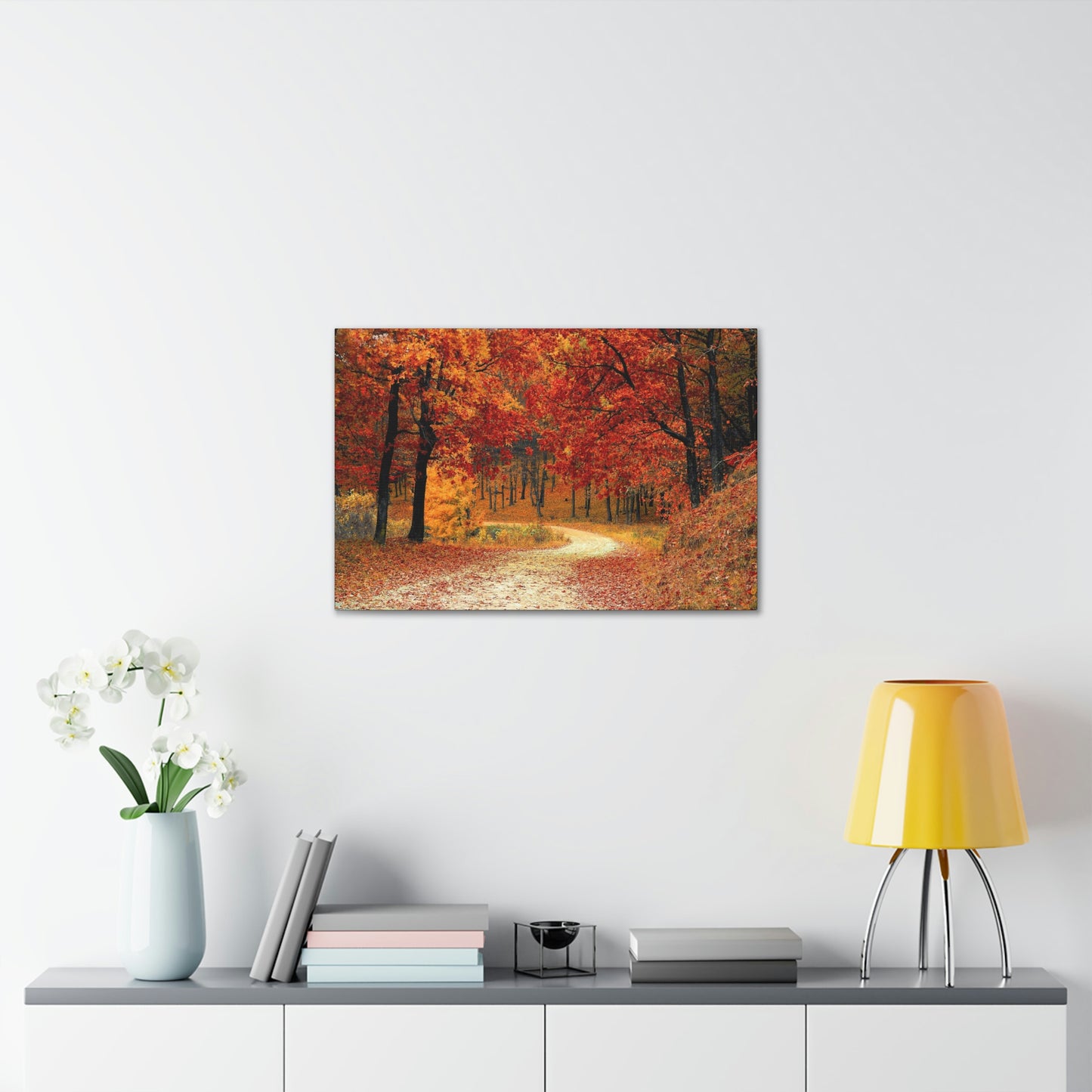 Fall Trail - Foliage forest - Canvas Gallery Wraps