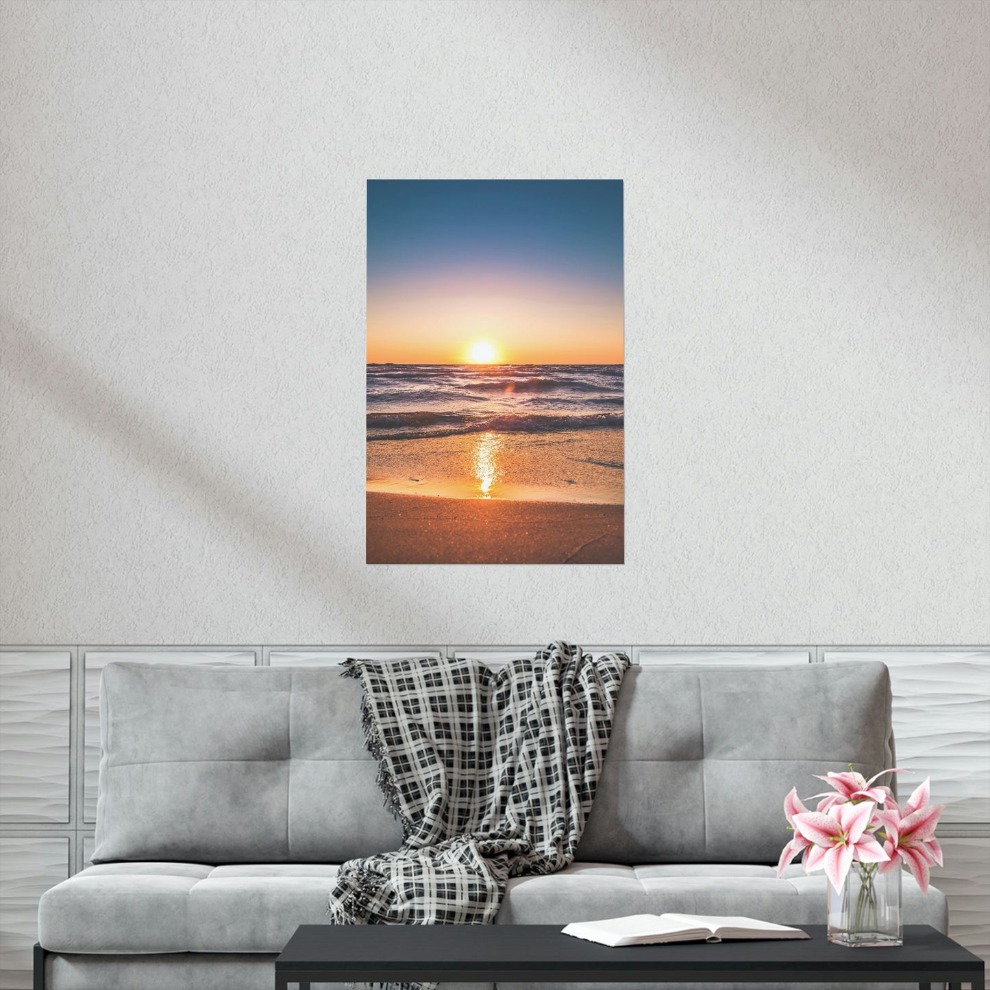 Beach Sunset Premium Matte Vertical Posters