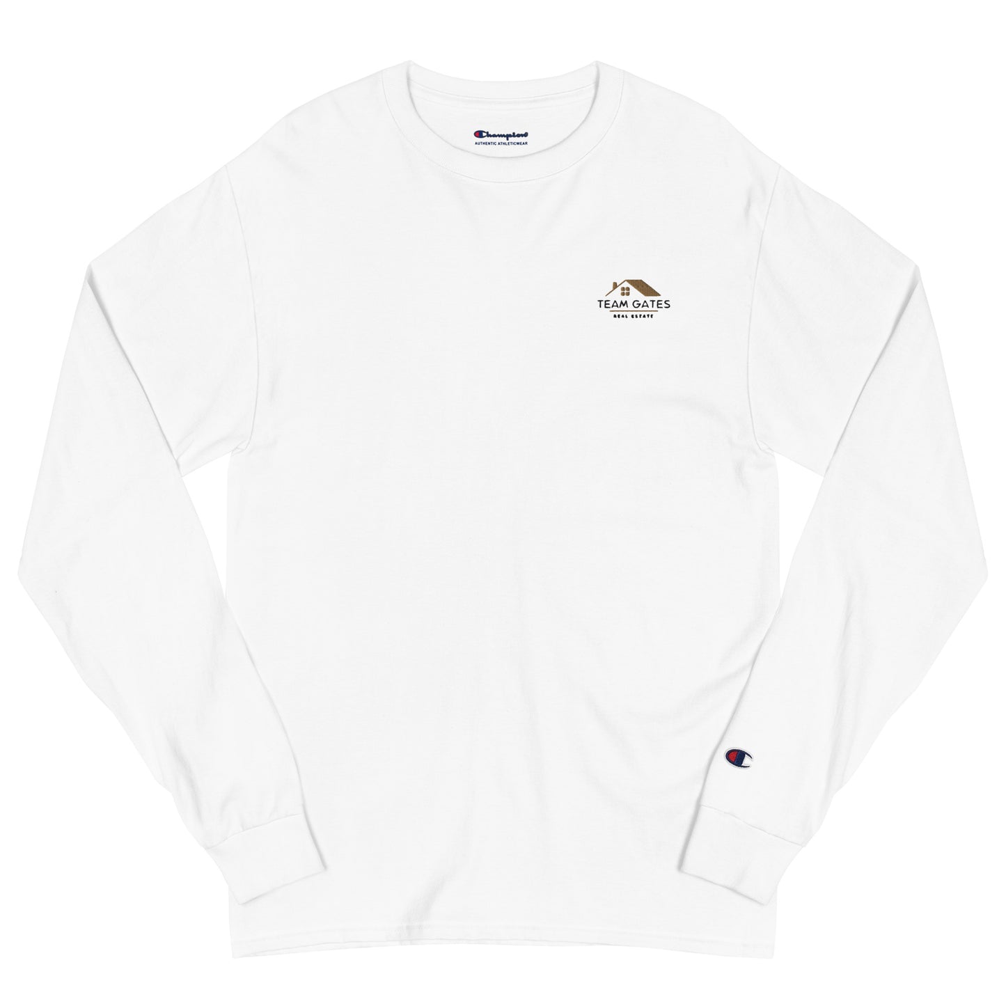 Team Gates - White - Men's Champion Long Sleeve Shirt