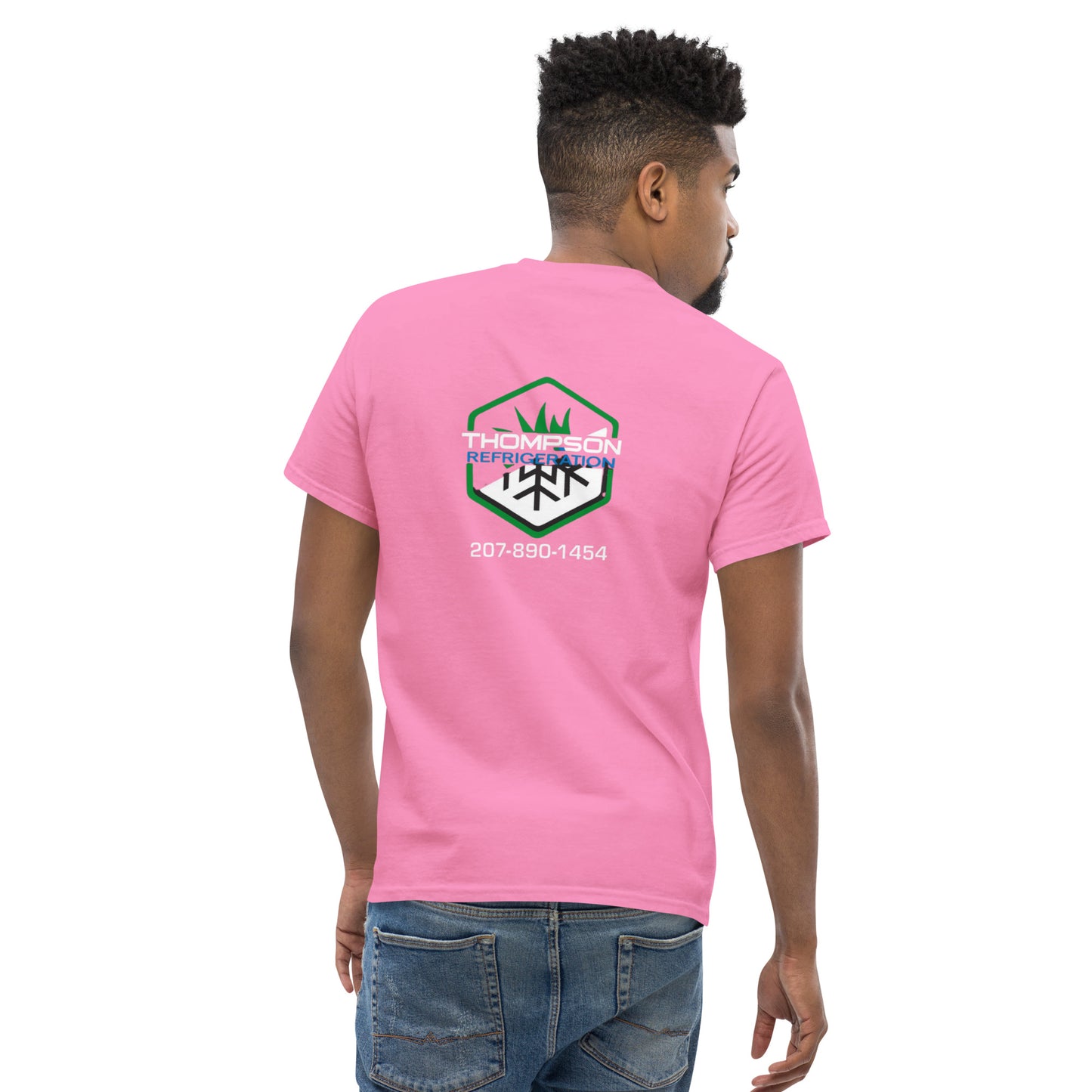 Thompson Refrigeration - Logo #3 Front/back Men's classic tee