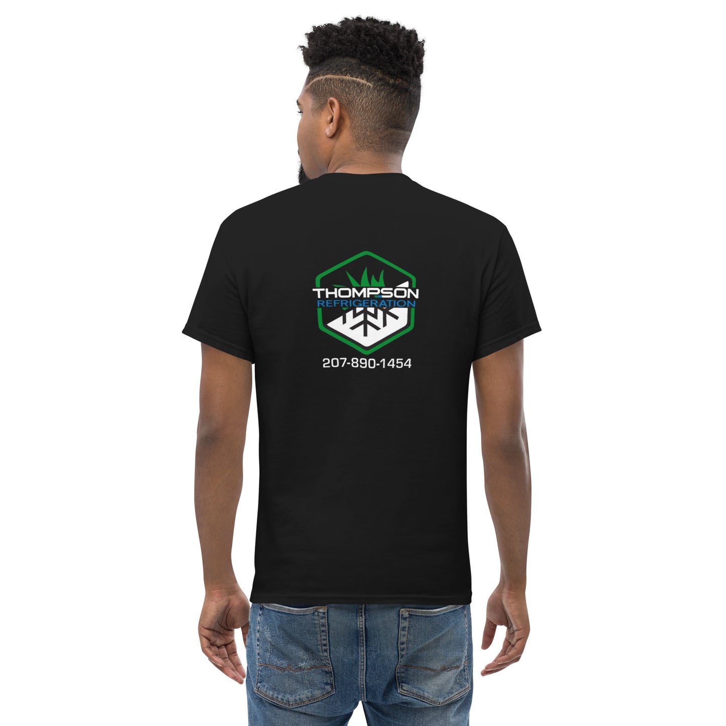 Thompson Refrigeration - Logo #3 Front/back Men's classic tee