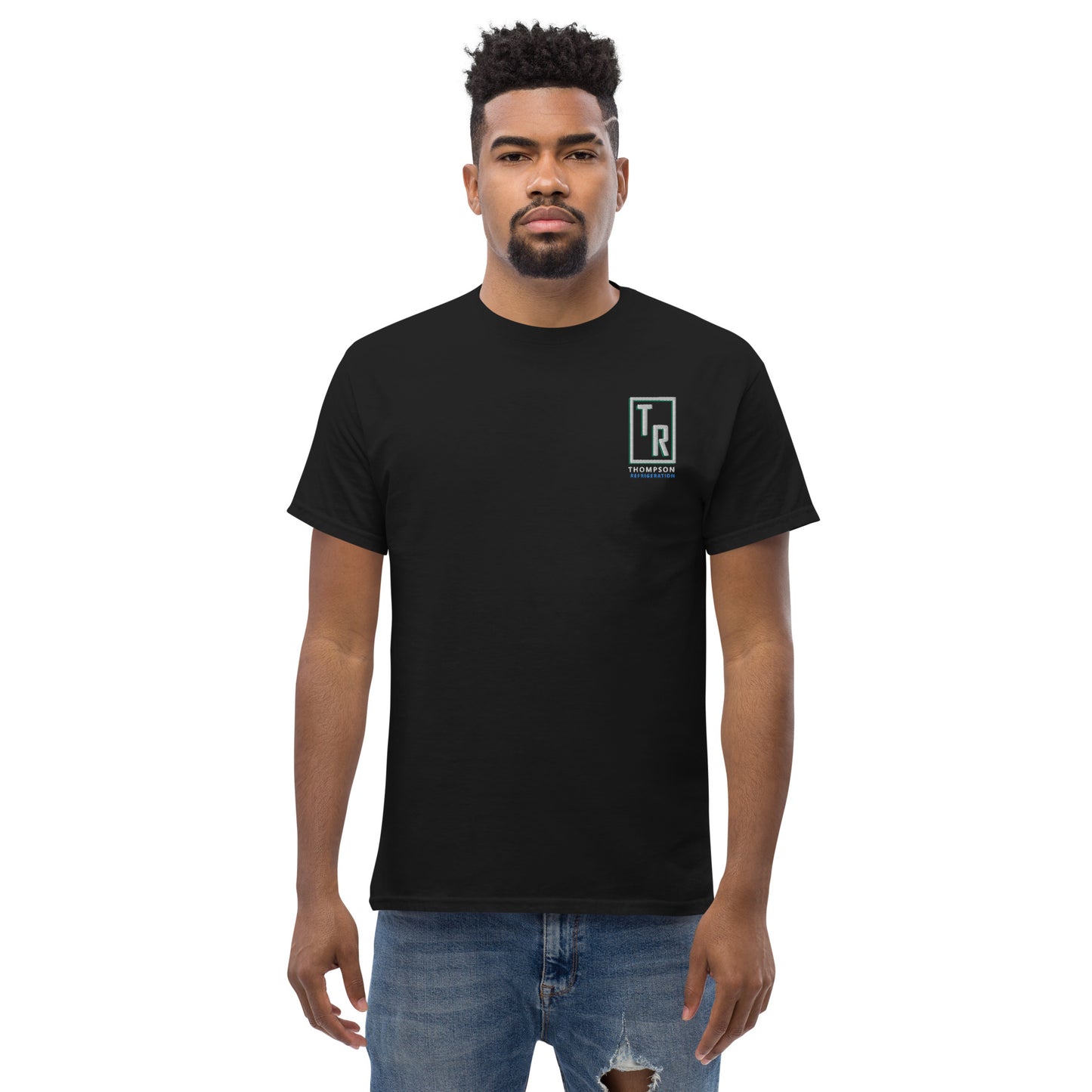 Thompson Refrigeration - Logo #3 Front/back Men's classic tee