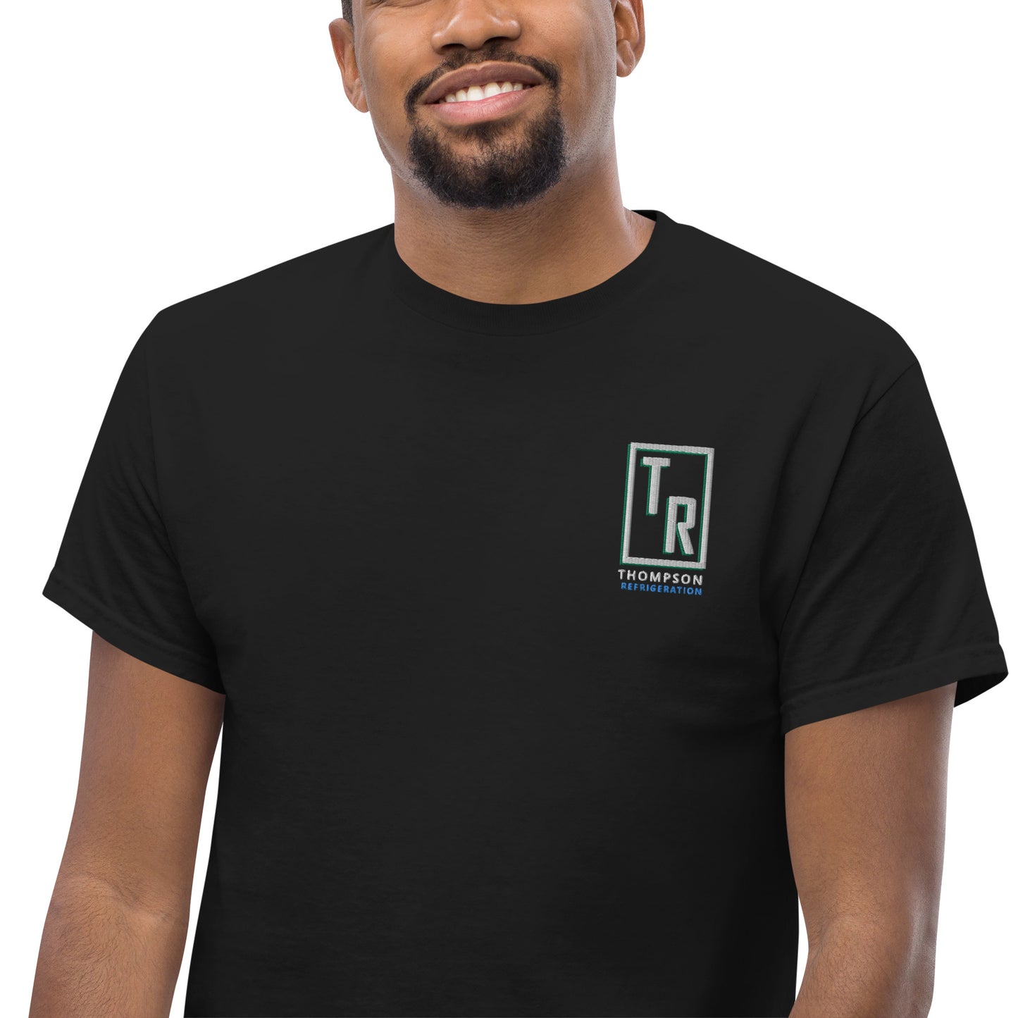 Thompson Refrigeration - Logo #3 Front/back Men's classic tee
