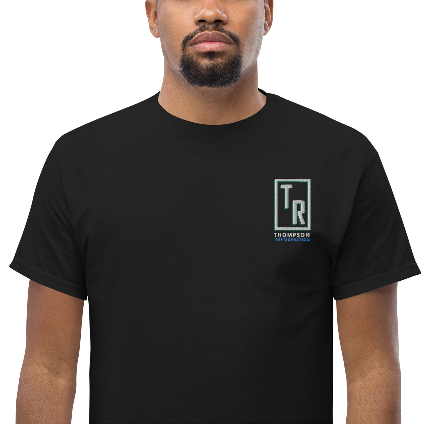 Thompson Refrigeration - Logo #3 Front/back Men's classic tee