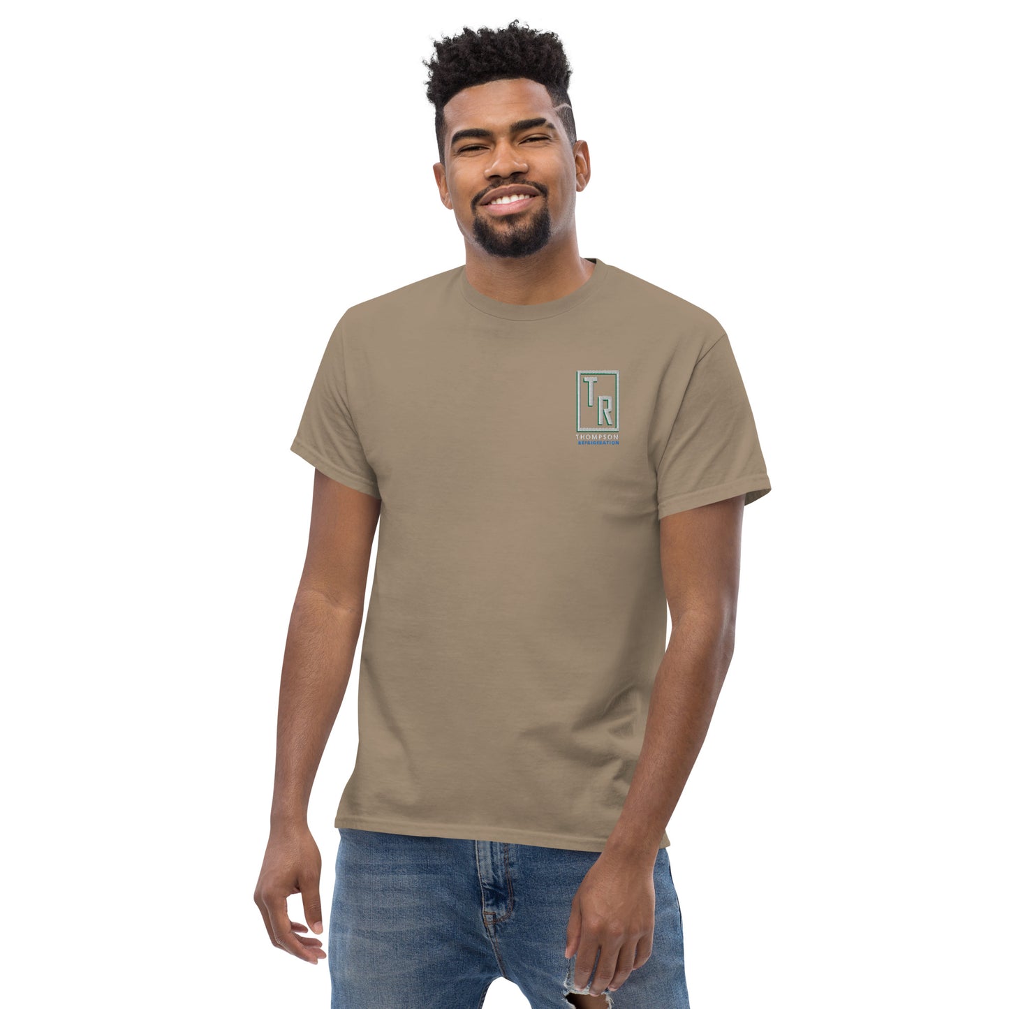 Thompson Refrigeration - Logo #3 Front/back Men's classic tee