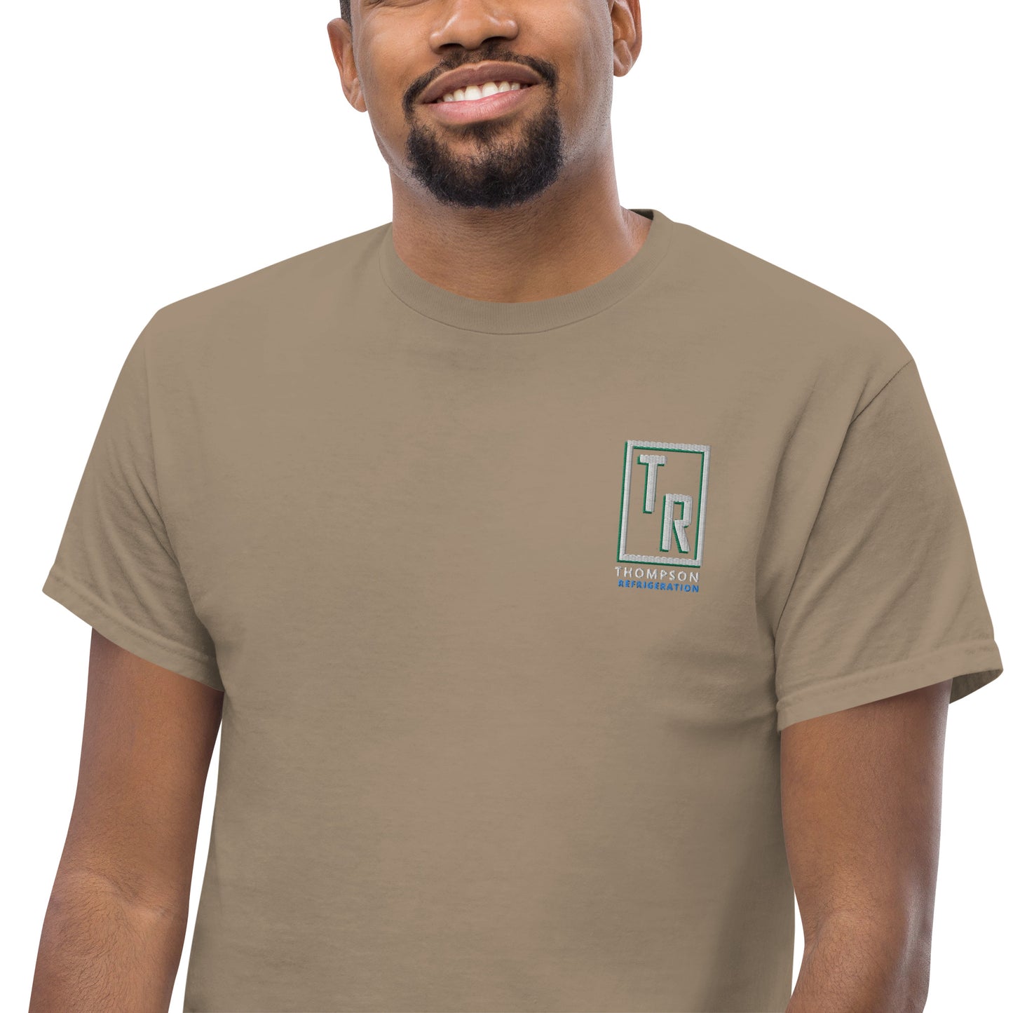 Thompson Refrigeration - Logo #3 Front/back Men's classic tee