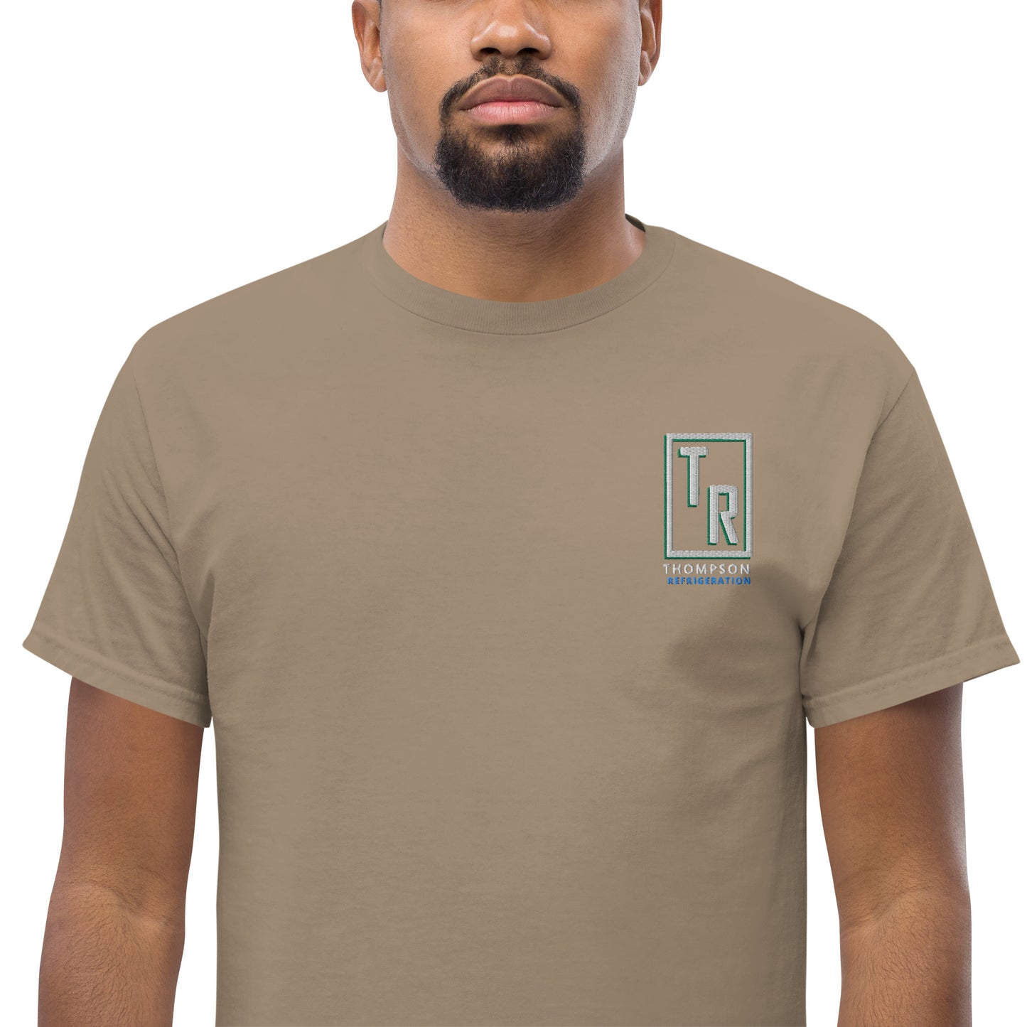 Thompson Refrigeration - Logo #3 Front/back Men's classic tee