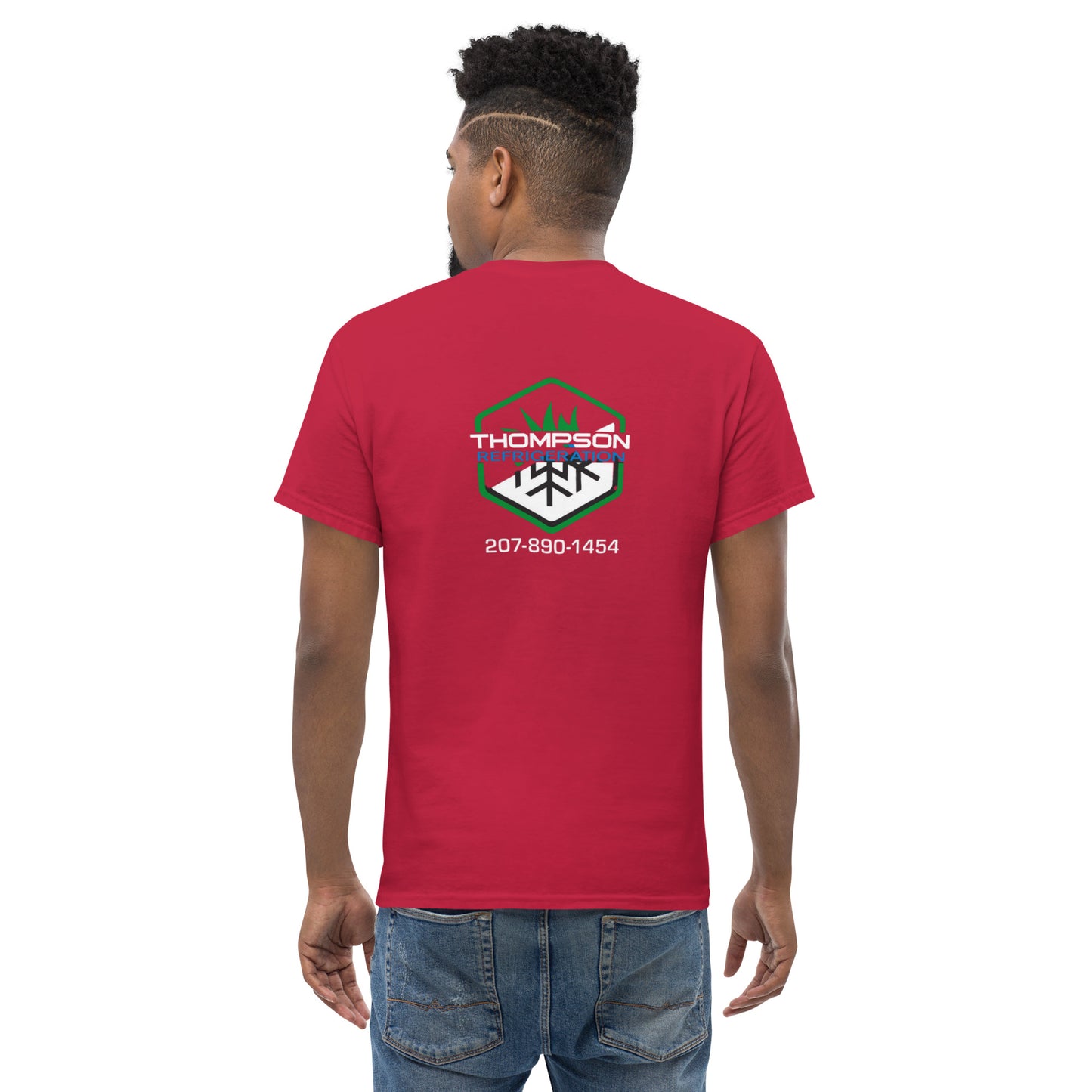 Thompson Refrigeration - Logo #3 Front/back Men's classic tee