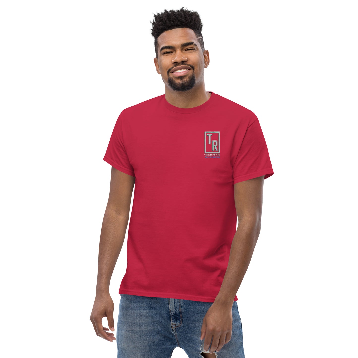 Thompson Refrigeration - Logo #3 Front/back Men's classic tee