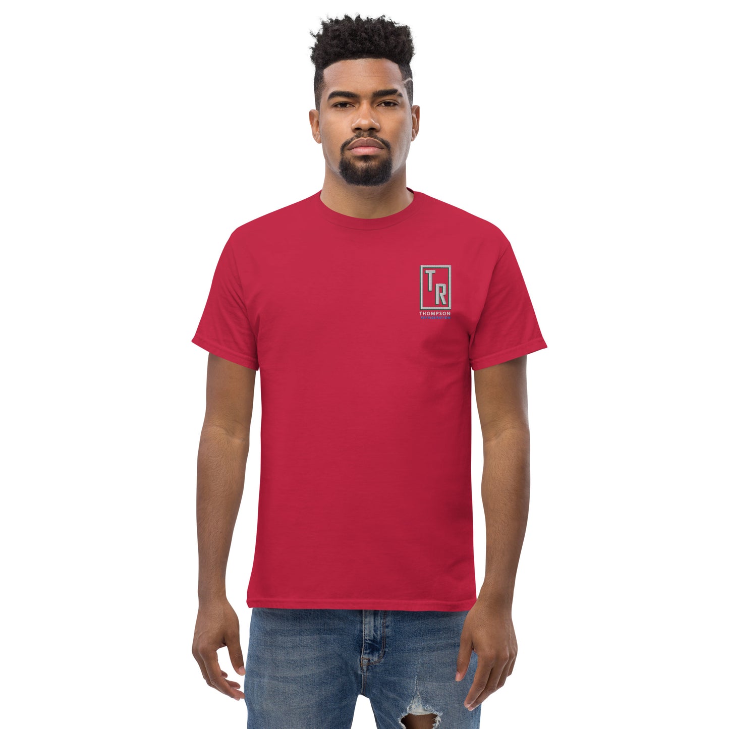 Thompson Refrigeration - Logo #3 Front/back Men's classic tee