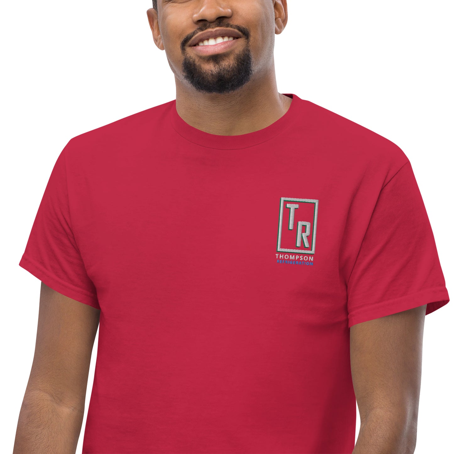 Thompson Refrigeration - Logo #3 Front/back Men's classic tee