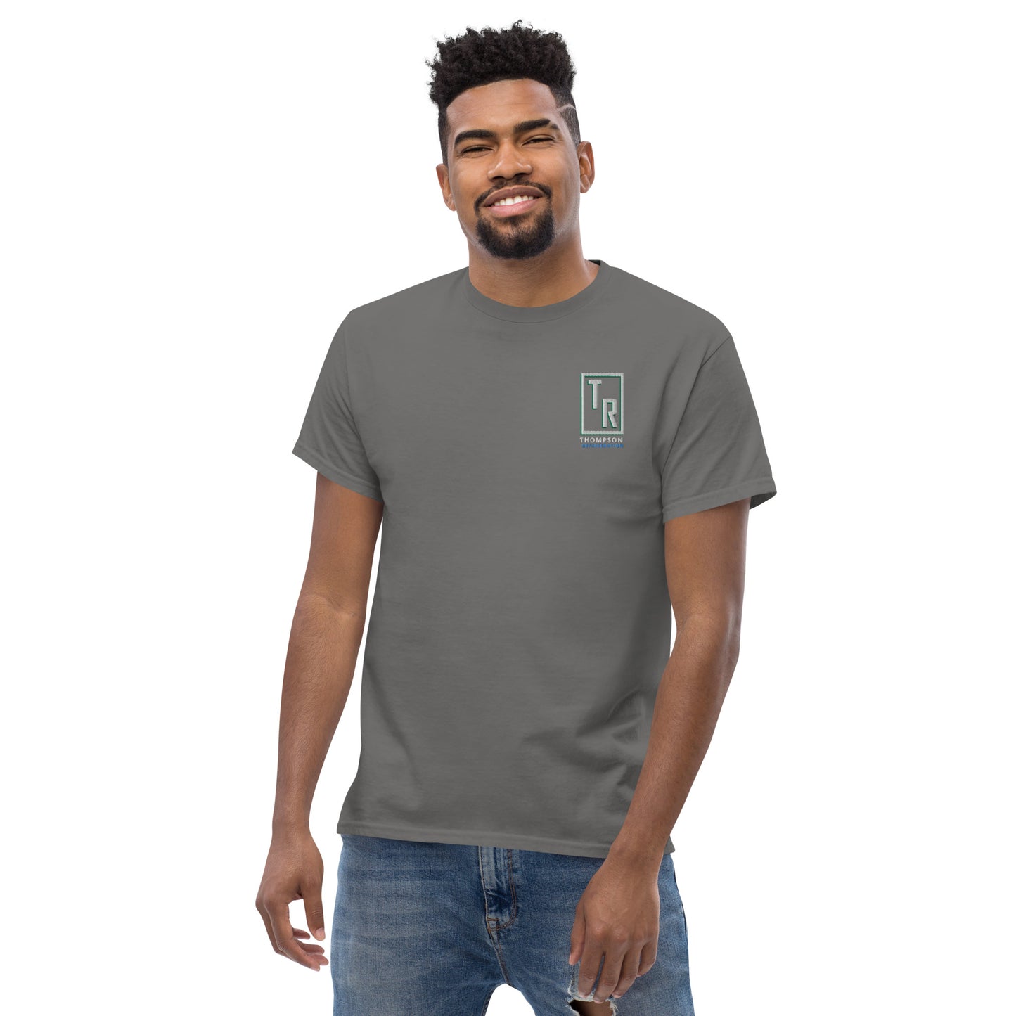 Thompson Refrigeration - Logo #3 Front/back Men's classic tee