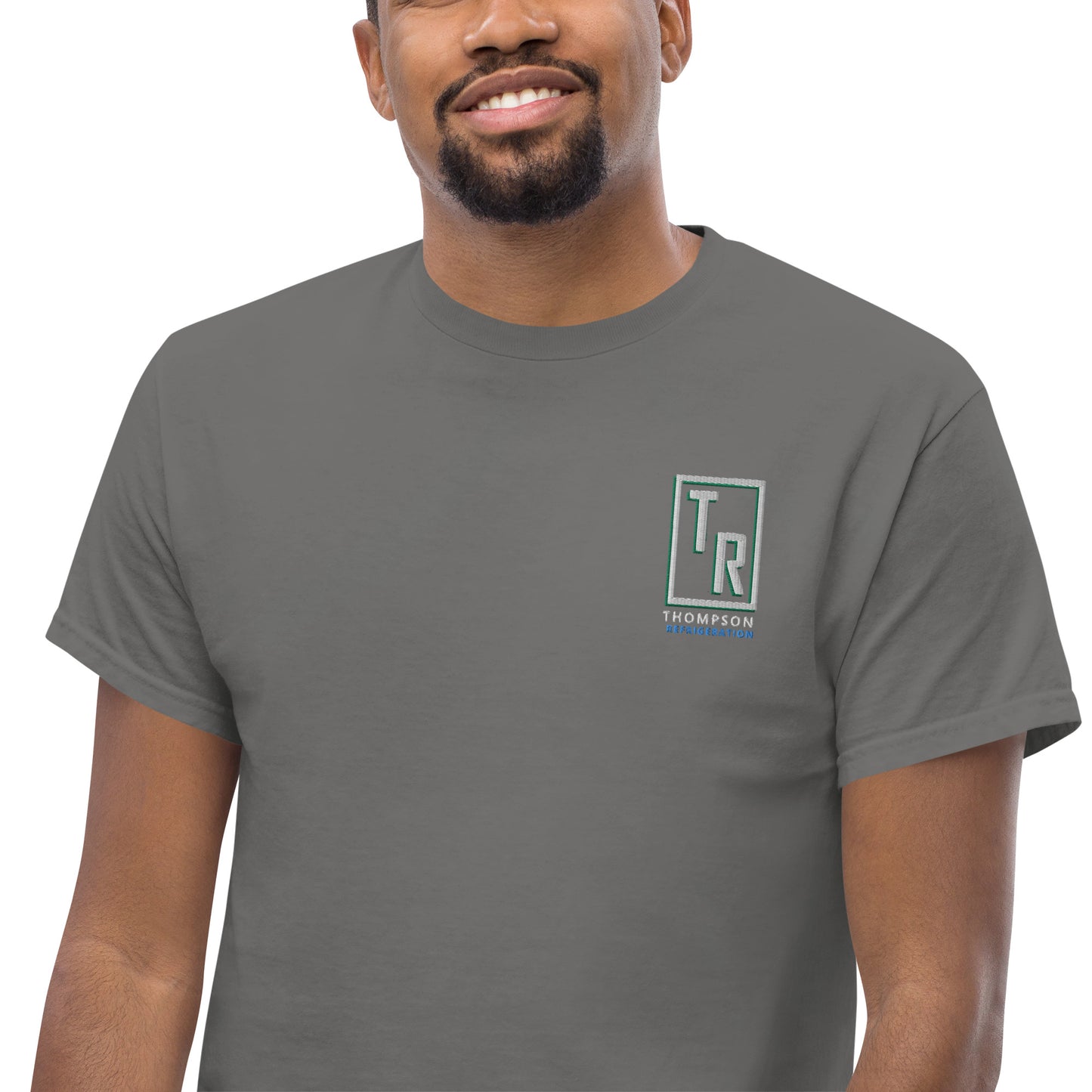 Thompson Refrigeration - Logo #3 Front/back Men's classic tee