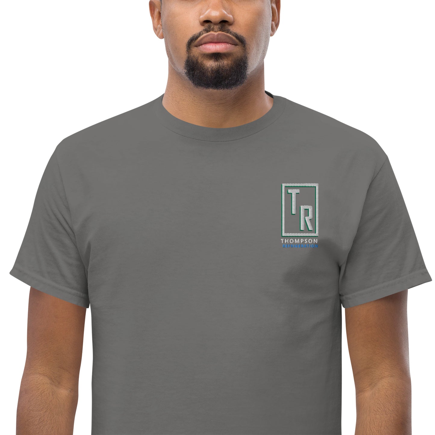 Thompson Refrigeration - Logo #3 Front/back Men's classic tee