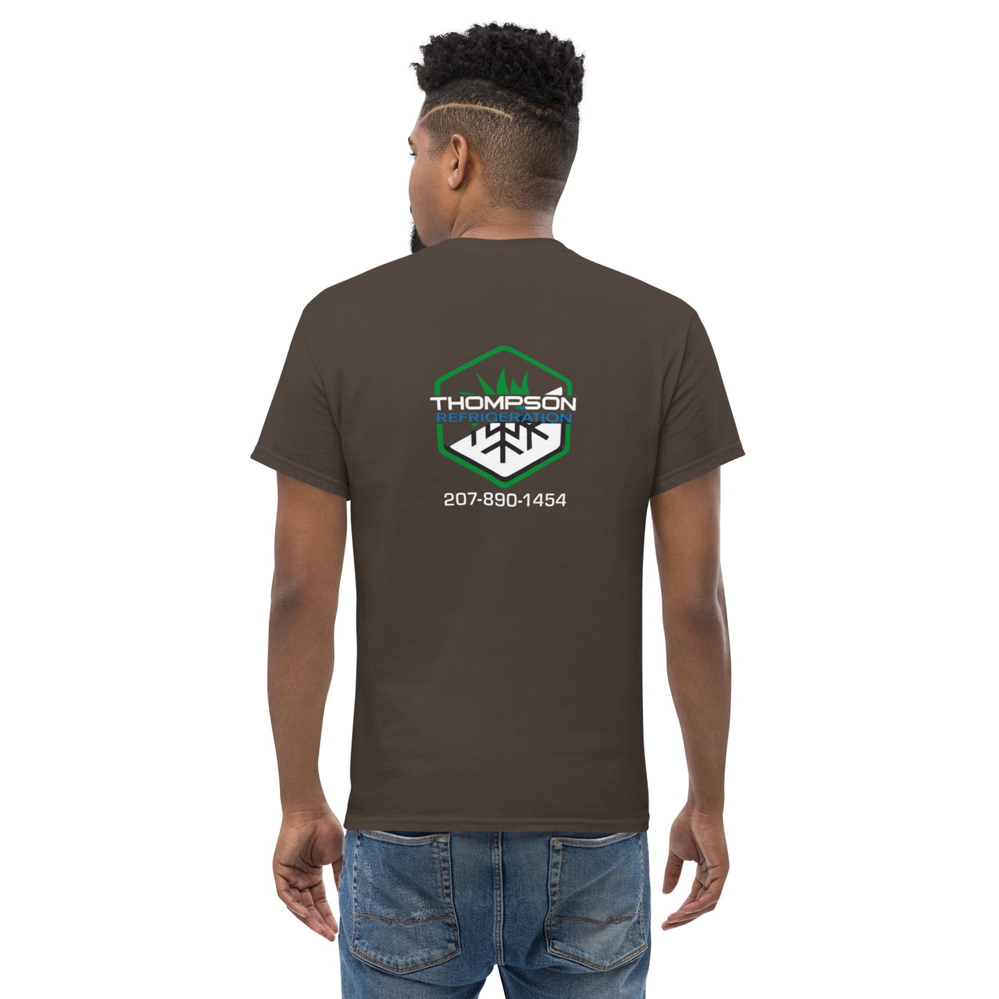 Thompson Refrigeration - Logo #3 Front/back Men's classic tee
