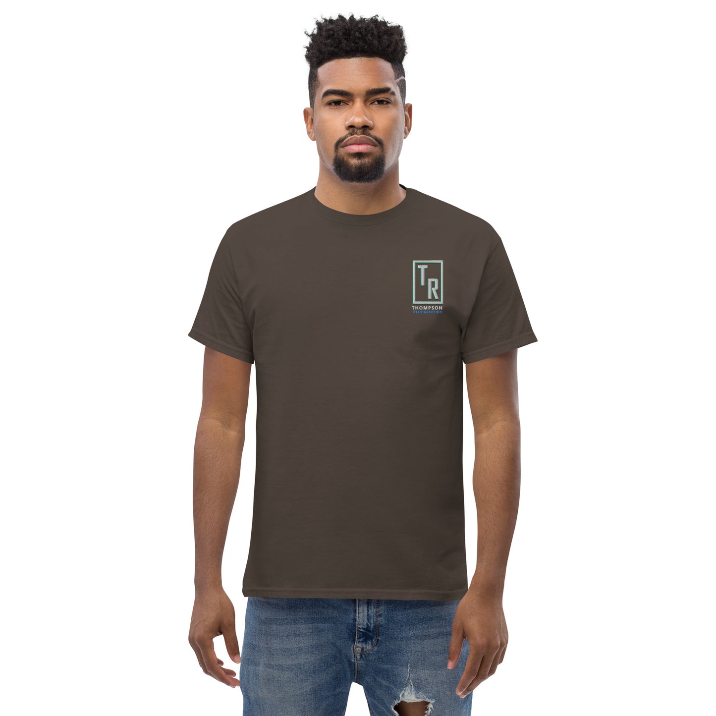 Thompson Refrigeration - Logo #3 Front/back Men's classic tee