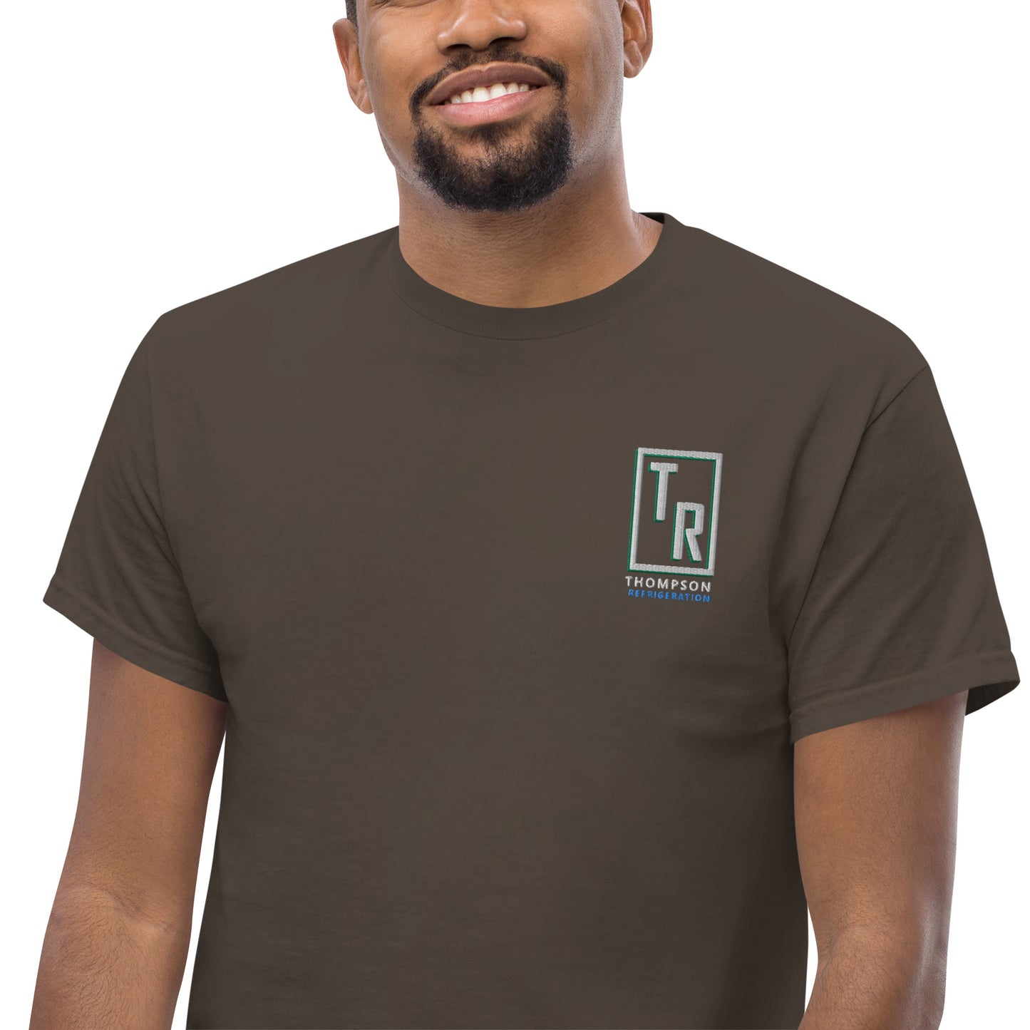 Thompson Refrigeration - Logo #3 Front/back Men's classic tee