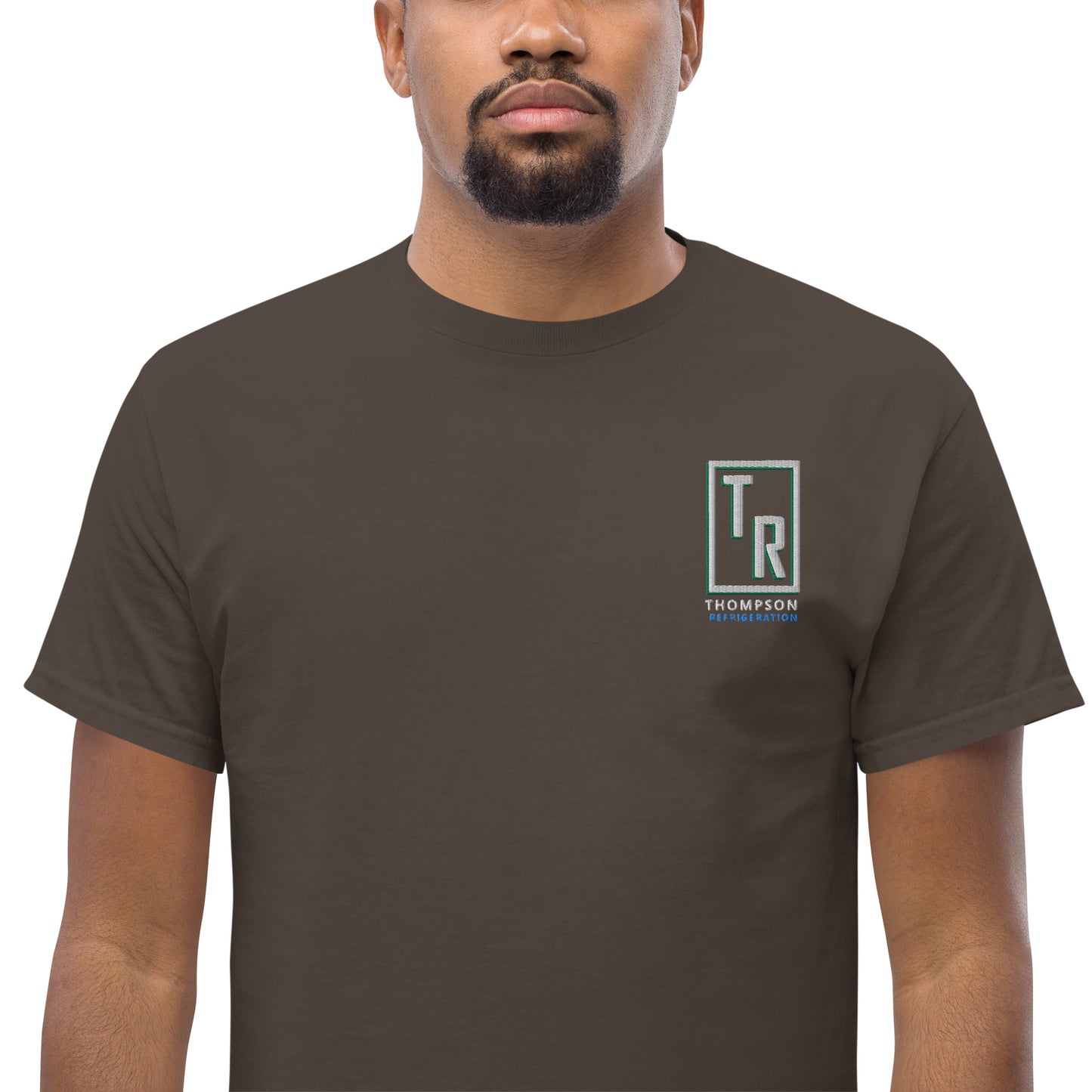 Thompson Refrigeration - Logo #3 Front/back Men's classic tee