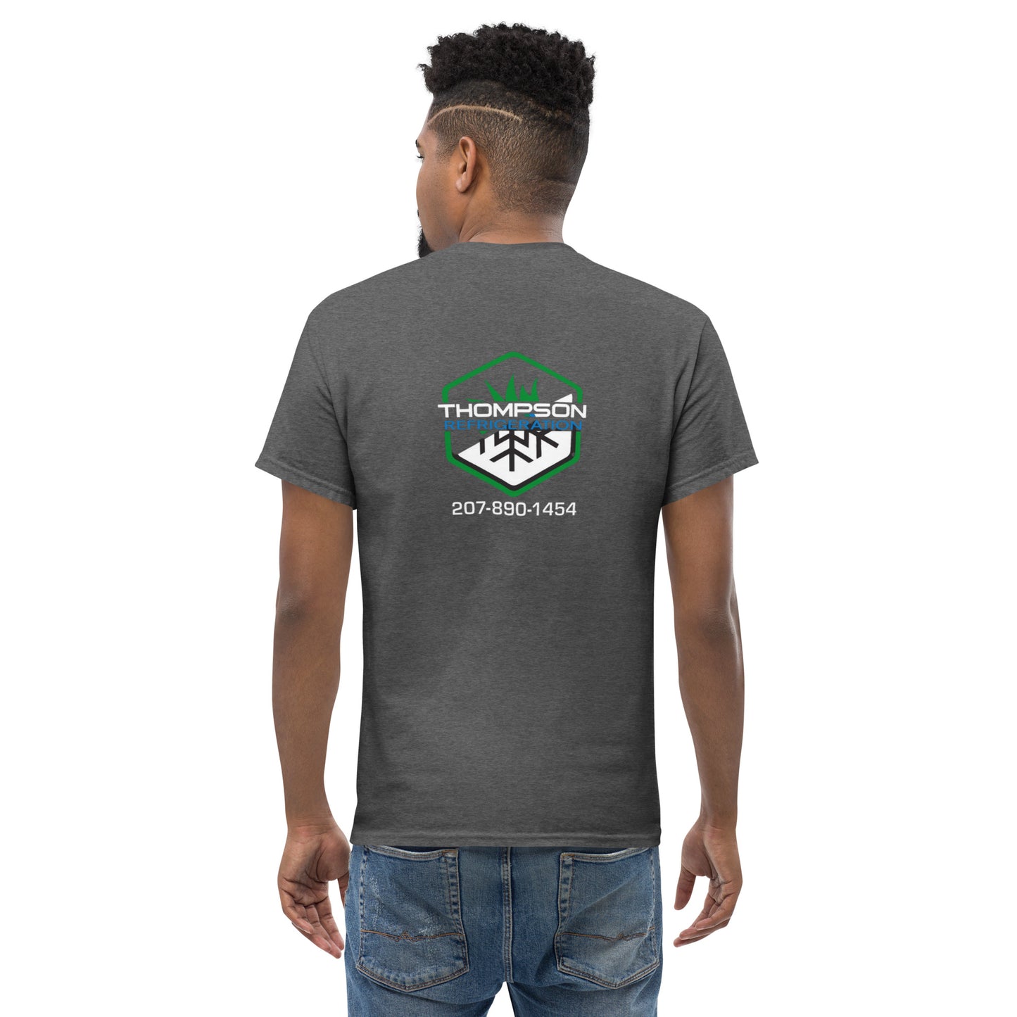 Thompson Refrigeration - Logo #3 Front/back Men's classic tee
