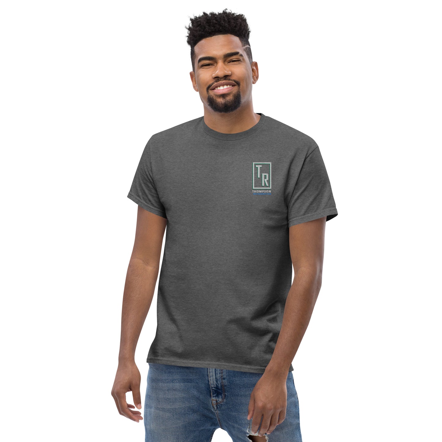 Thompson Refrigeration - Logo #3 Front/back Men's classic tee
