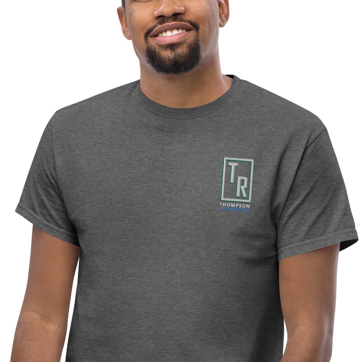 Thompson Refrigeration - Logo #3 Front/back Men's classic tee