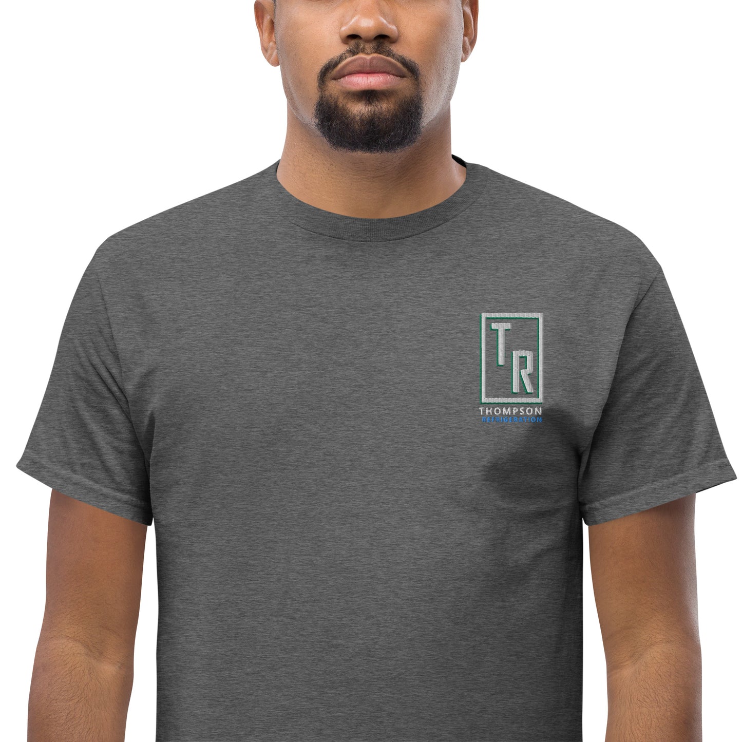 Thompson Refrigeration - Logo #3 Front/back Men's classic tee
