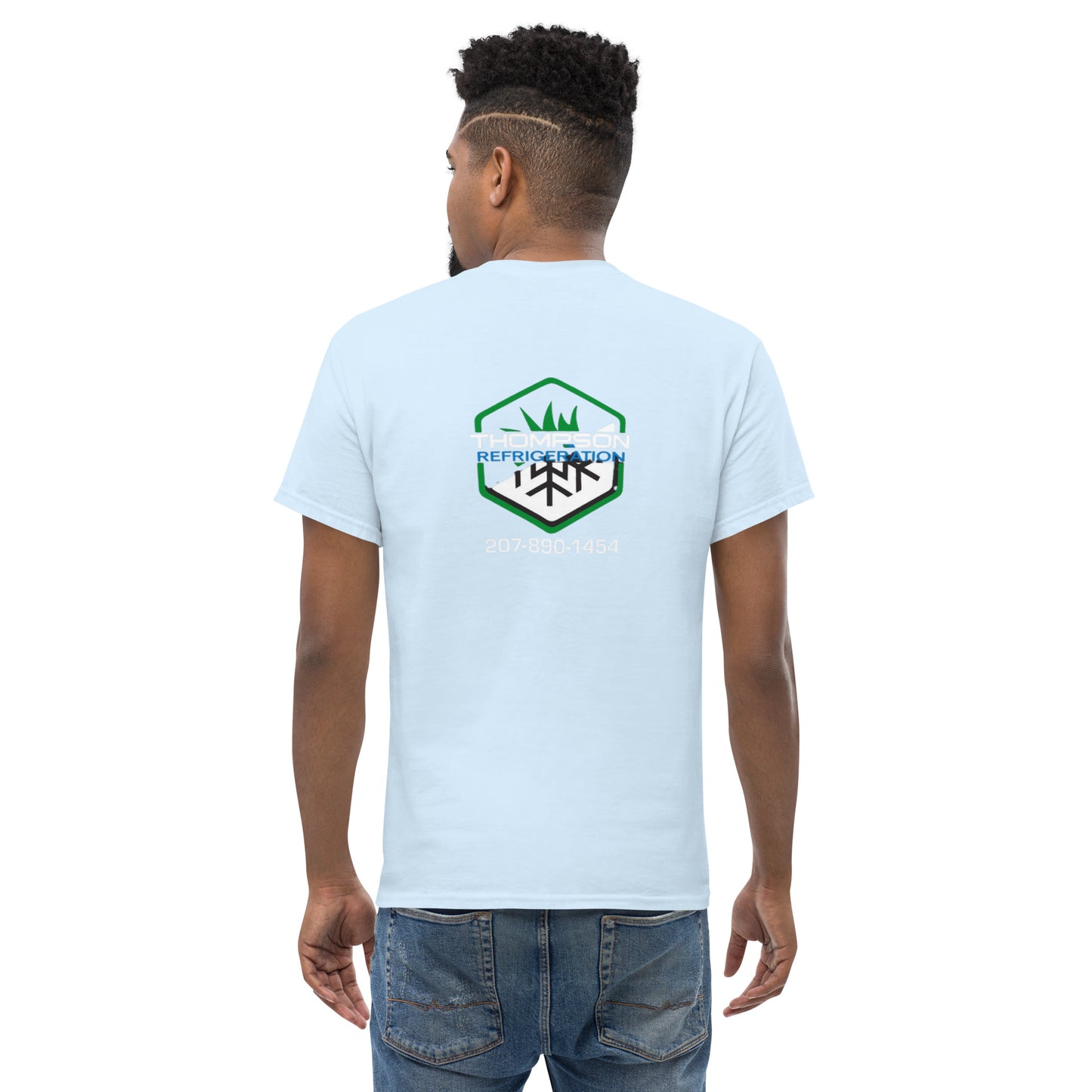 Thompson Refrigeration - Logo #3 Front/back Men's classic tee