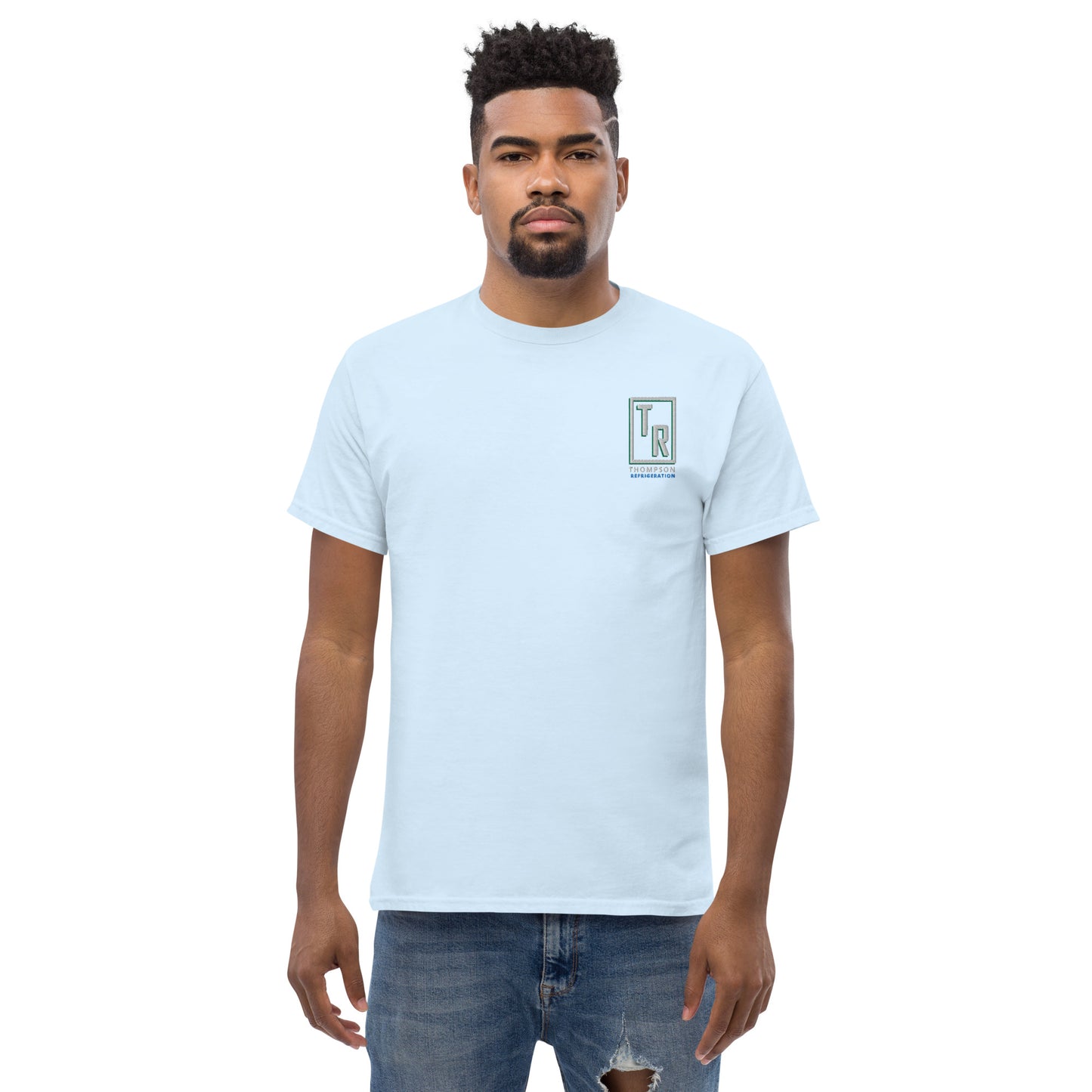 Thompson Refrigeration - Logo #3 Front/back Men's classic tee