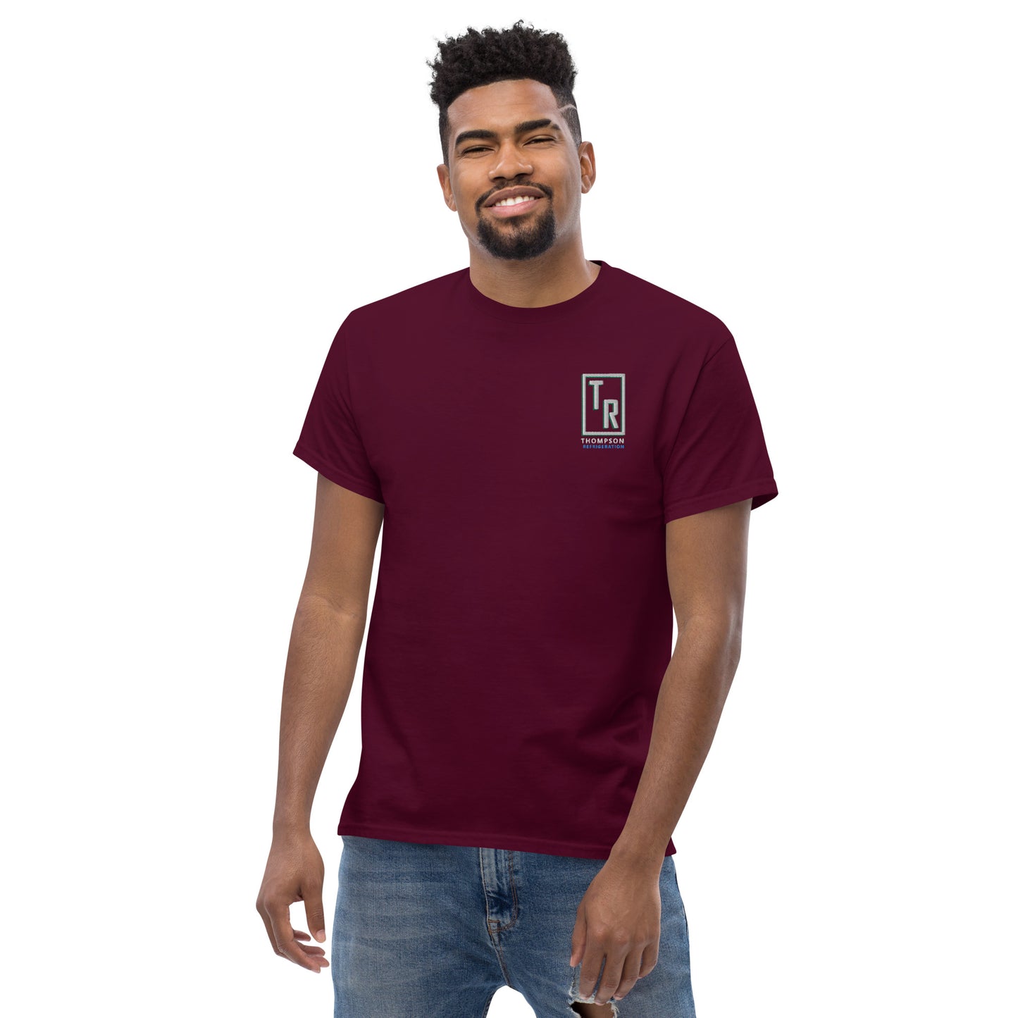 Thompson Refrigeration - Logo #3 Front/back Men's classic tee