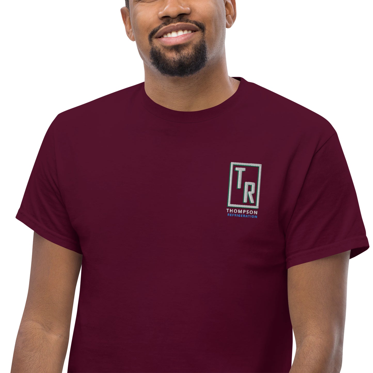 Thompson Refrigeration - Logo #3 Front/back Men's classic tee