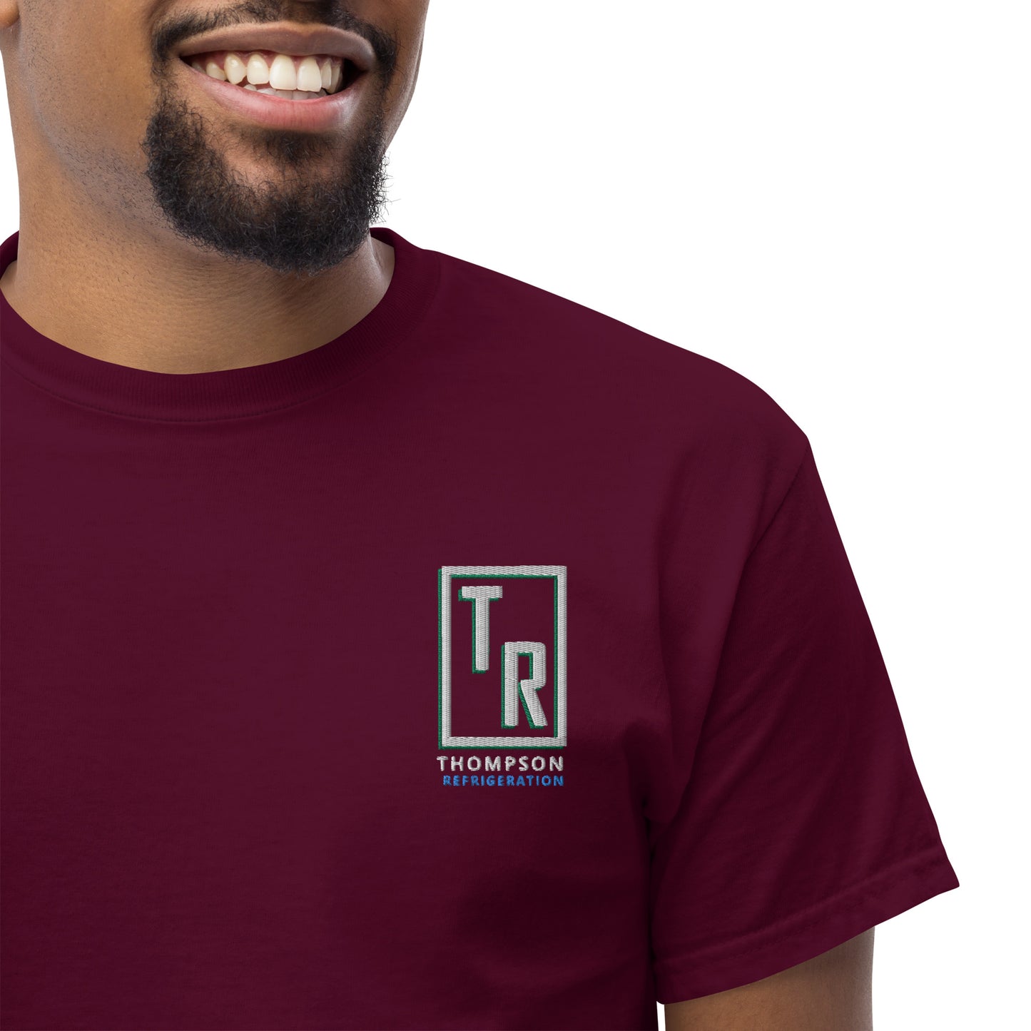 Thompson Refrigeration - Logo #3 Front/back Men's classic tee